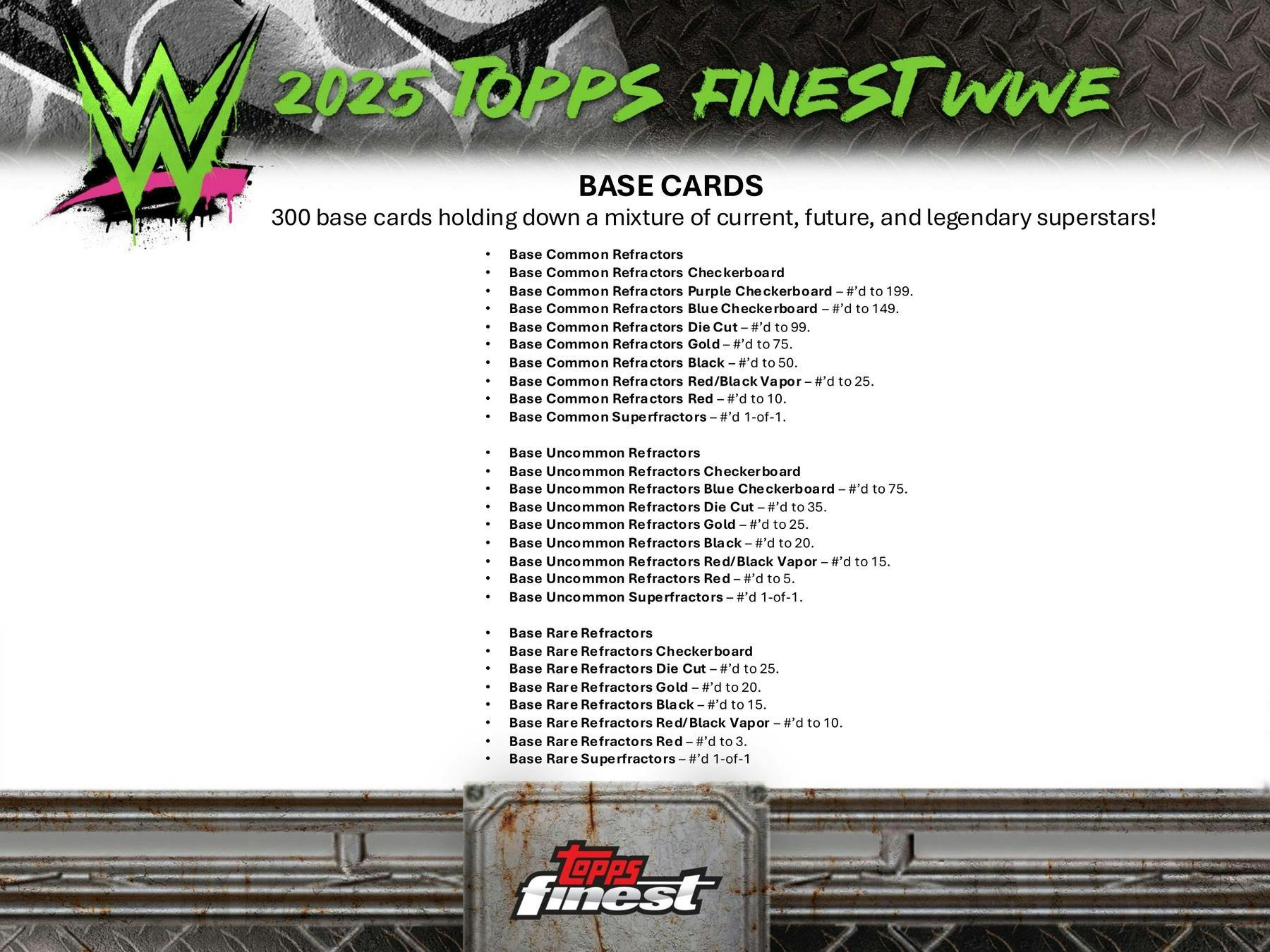 2025 Topps Finest WWE Hobby Box | Columbia Sports Cards - Image 3