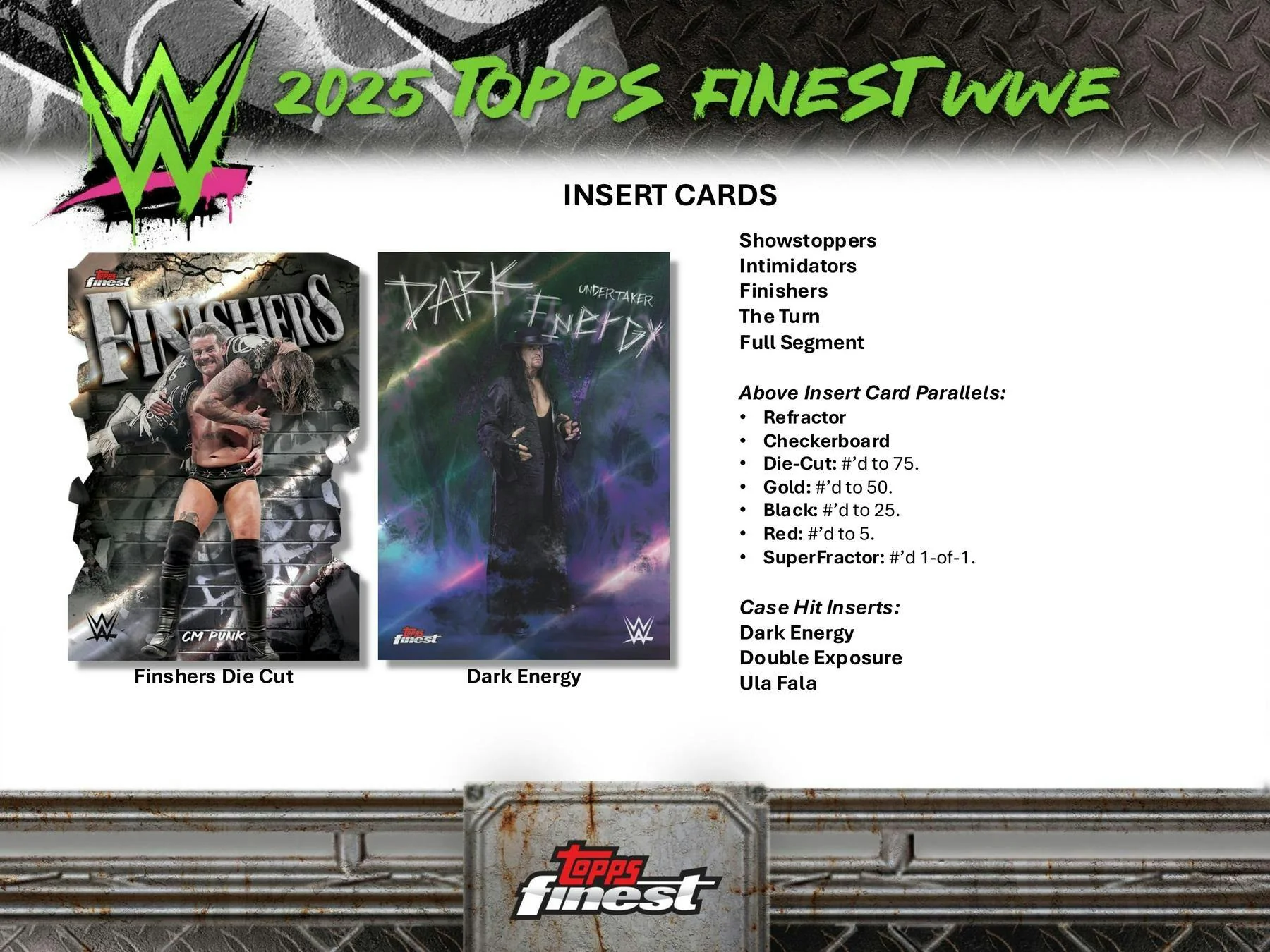 2025 Topps Finest WWE Hobby Box | Columbia Sports Cards - Image 4