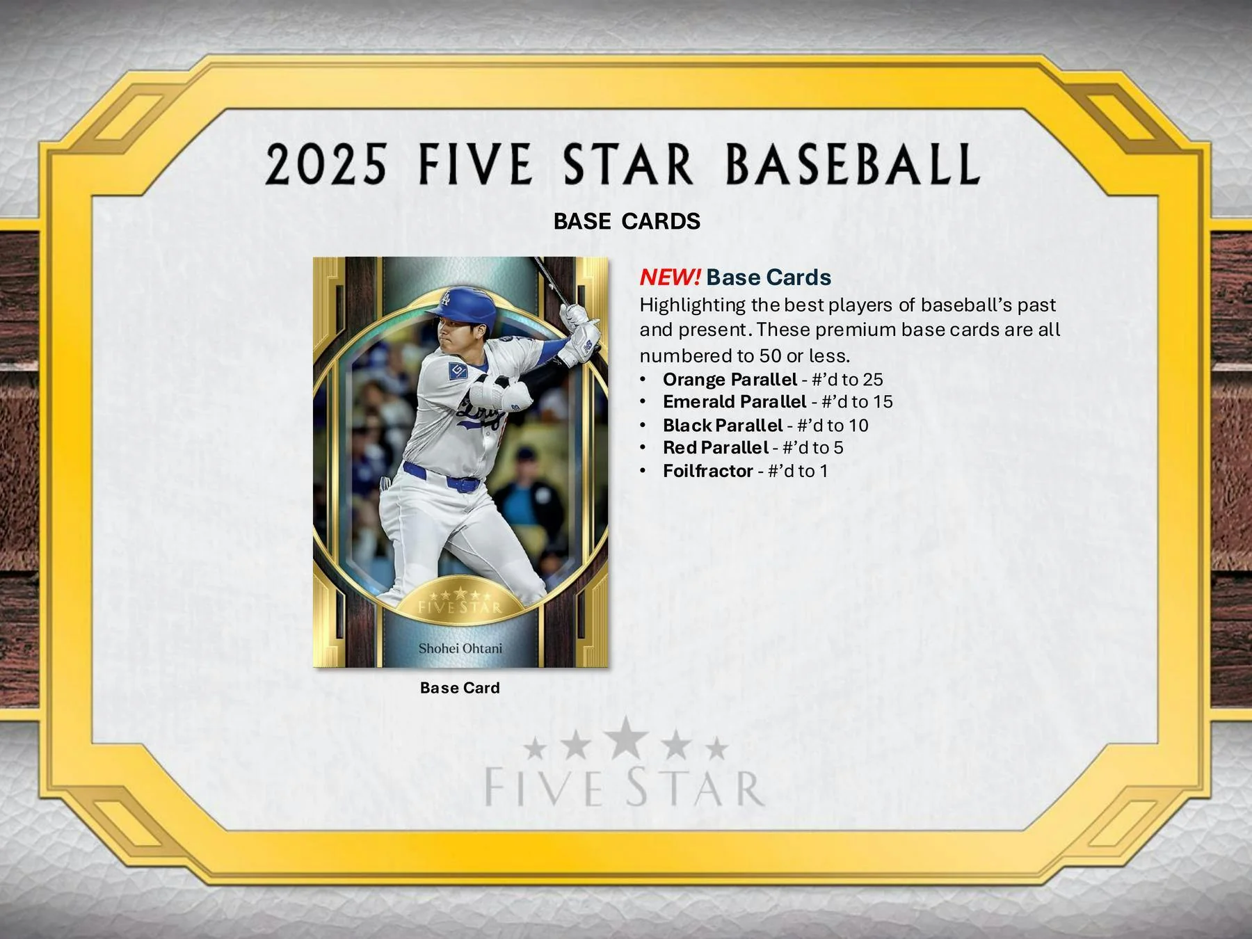 2025 Topps Five Star Baseball Hobby Box - Image 2