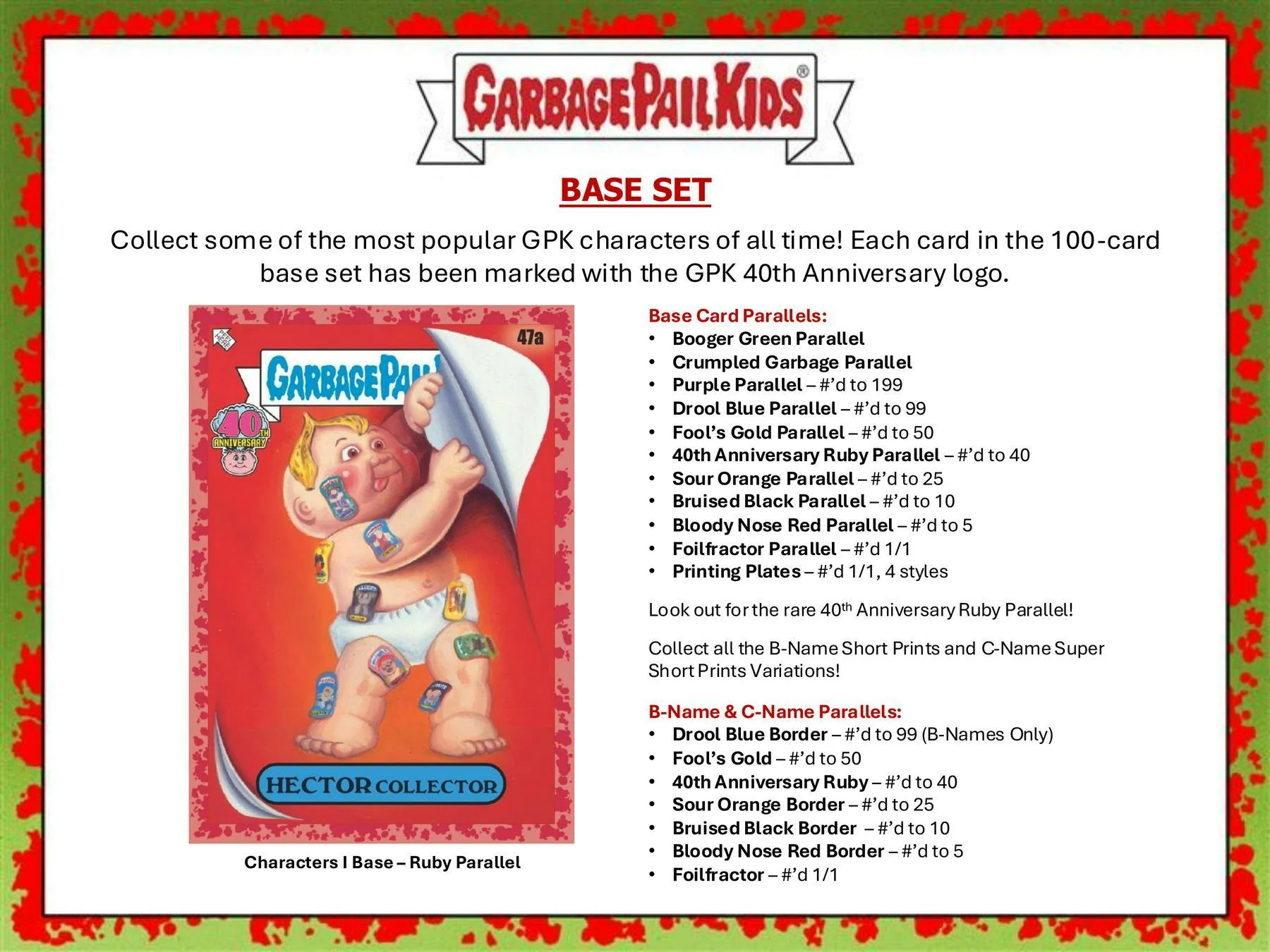 2025 Topps Garbage Pail Kids Worst of GPK 40th Anniversary Edition Hobby Box – Columbia Sports Cards & More - Image 4