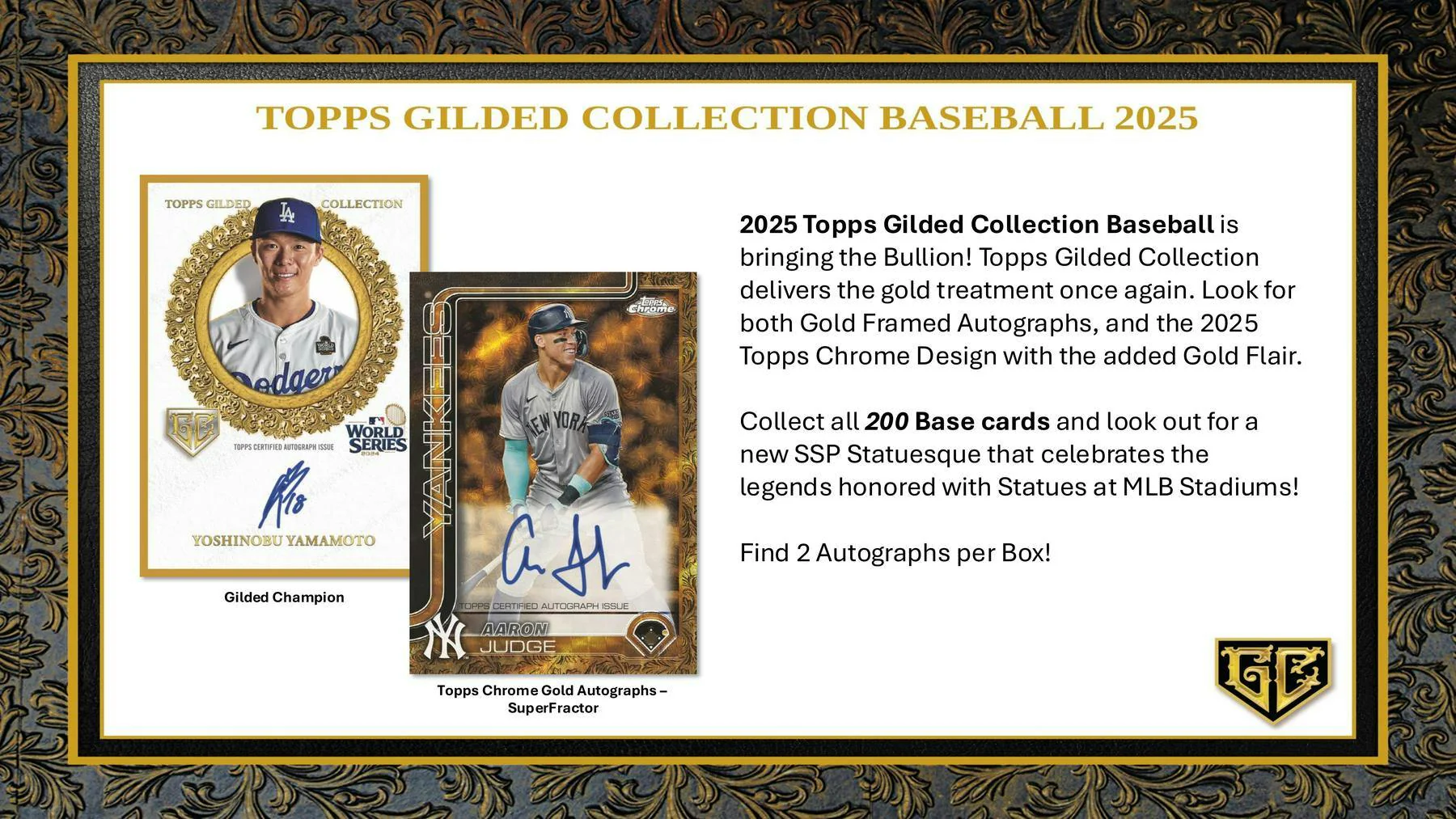 2025 Topps Gilded Collection Baseball Hobby Box | Columbia Sports Cards - Image 4