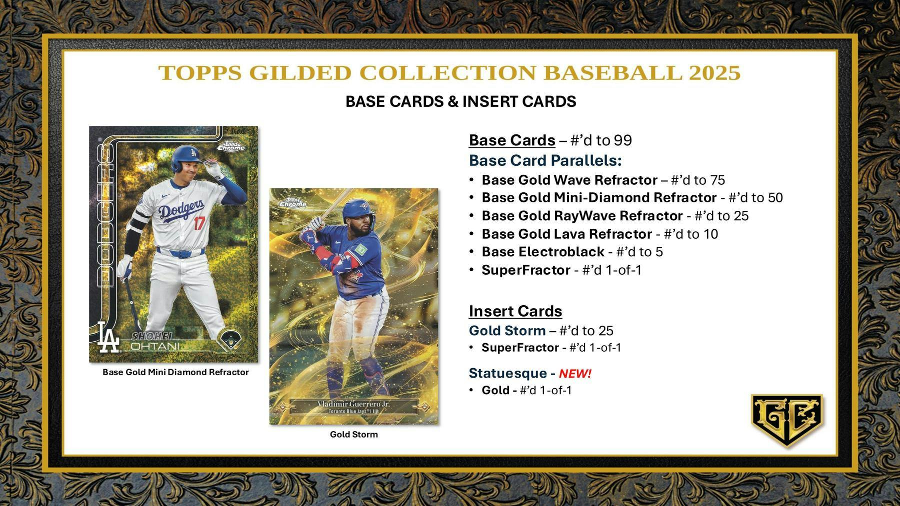 2025 Topps Gilded Collection Baseball Hobby Box | Columbia Sports Cards - Image 5