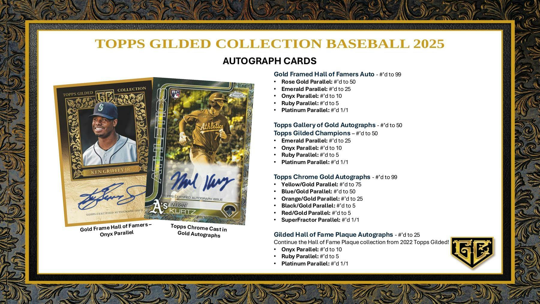 2025 Topps Gilded Collection Baseball Hobby Box | Columbia Sports Cards - Image 6