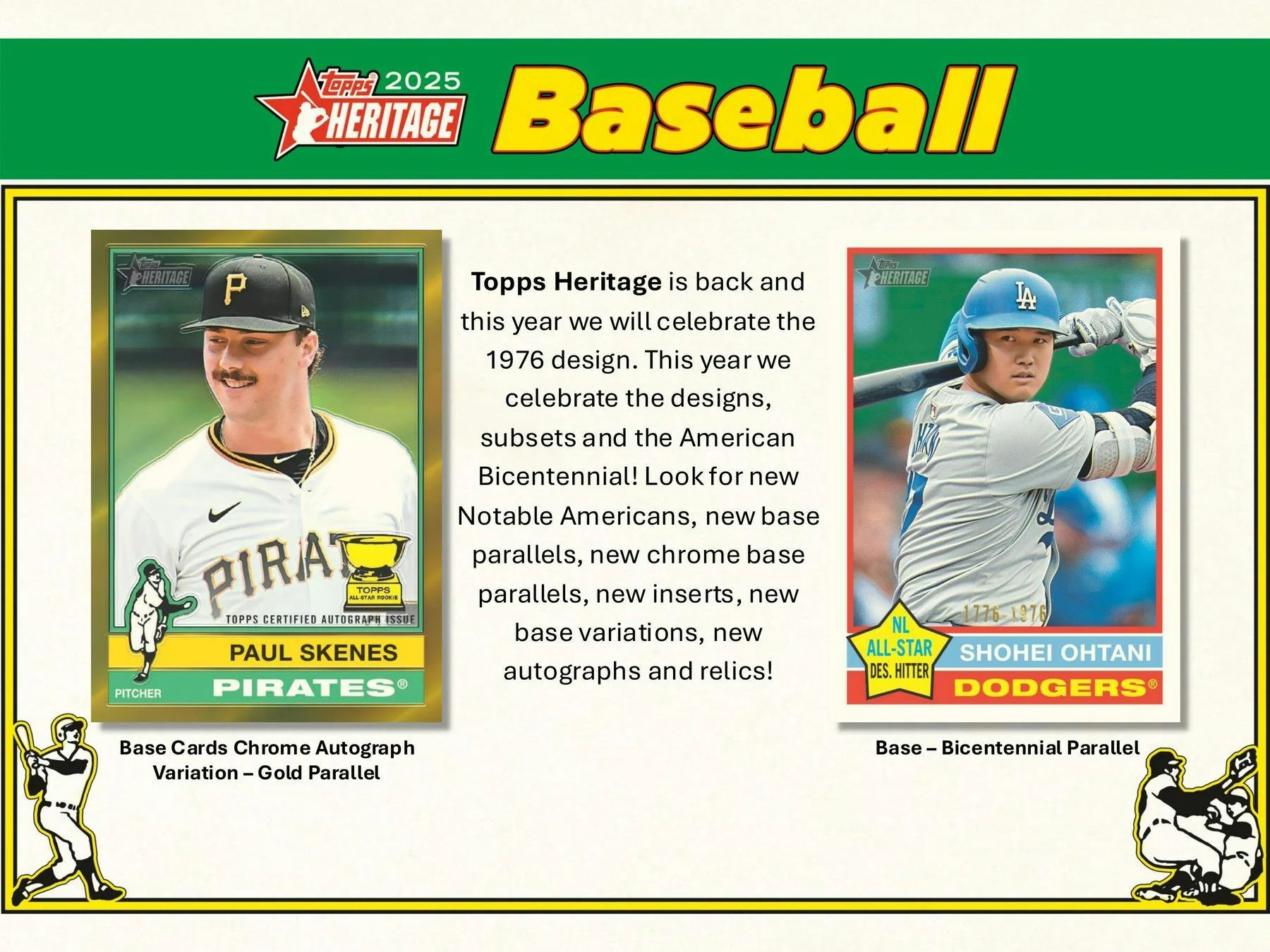 2025 Topps Heritage Baseball 8-Pack Blaster Box - Image 3