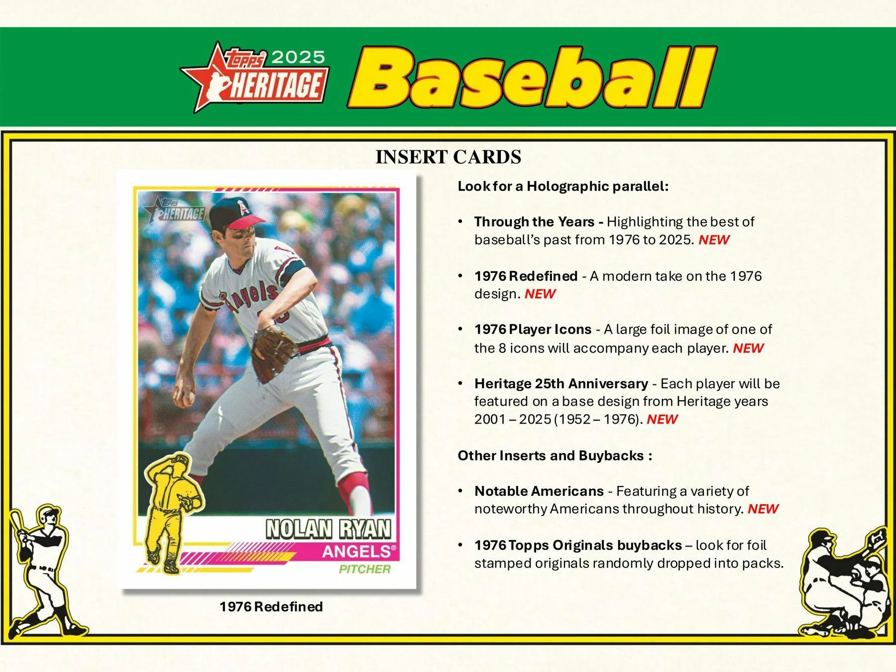 2025 Topps Heritage Baseball 8-Pack Blaster Box - Image 6