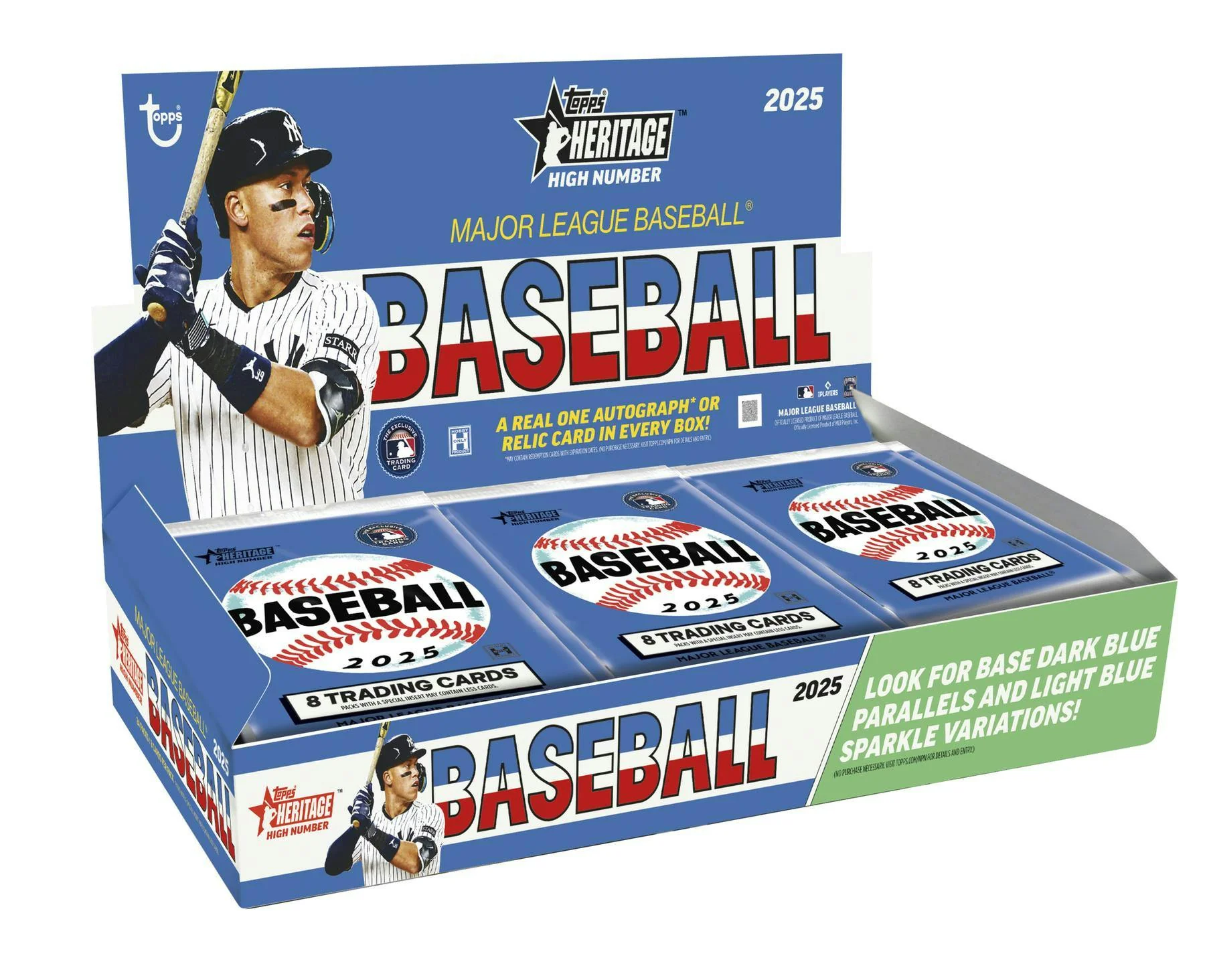 2025 Topps Heritage High Number Baseball Hobby Box | Columbia Sports Cards