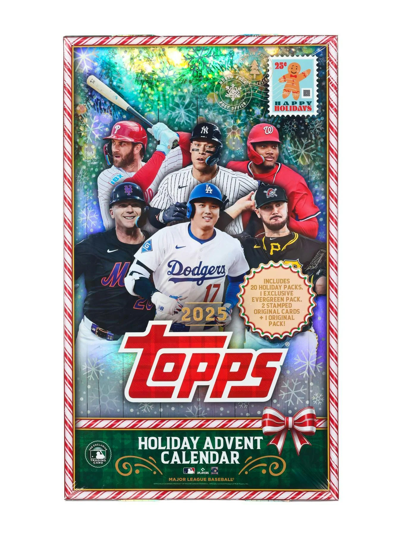 2025 Topps Holiday Baseball Advent Calendar Box | Columbia Sports Cards