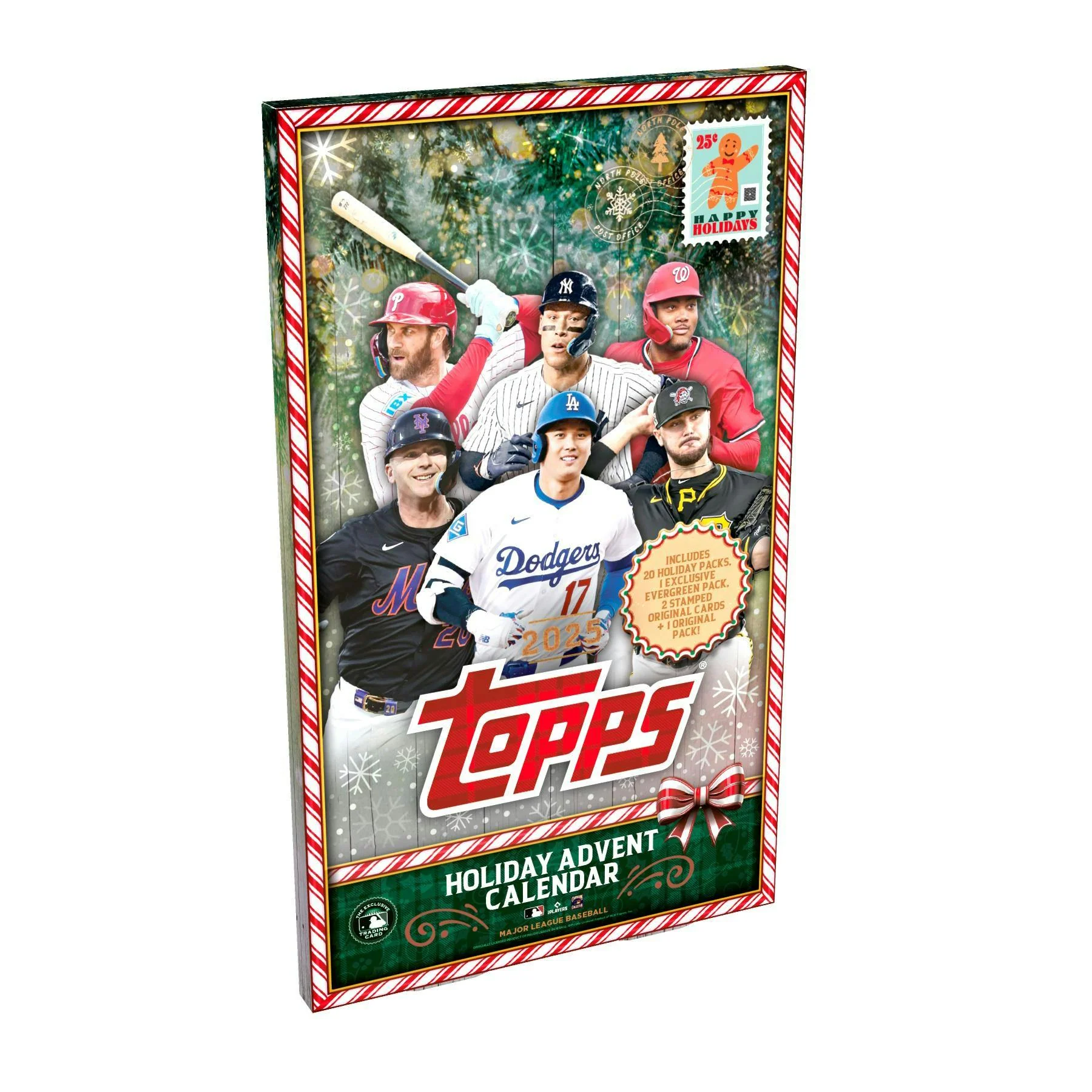 2025 Topps Holiday Baseball Advent Calendar Box | Columbia Sports Cards - Image 3
