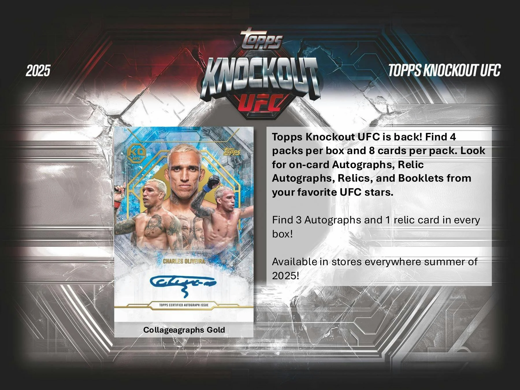 2025 Topps Knockout UFC Hobby Box | Columbia Sports Cards - Image 4