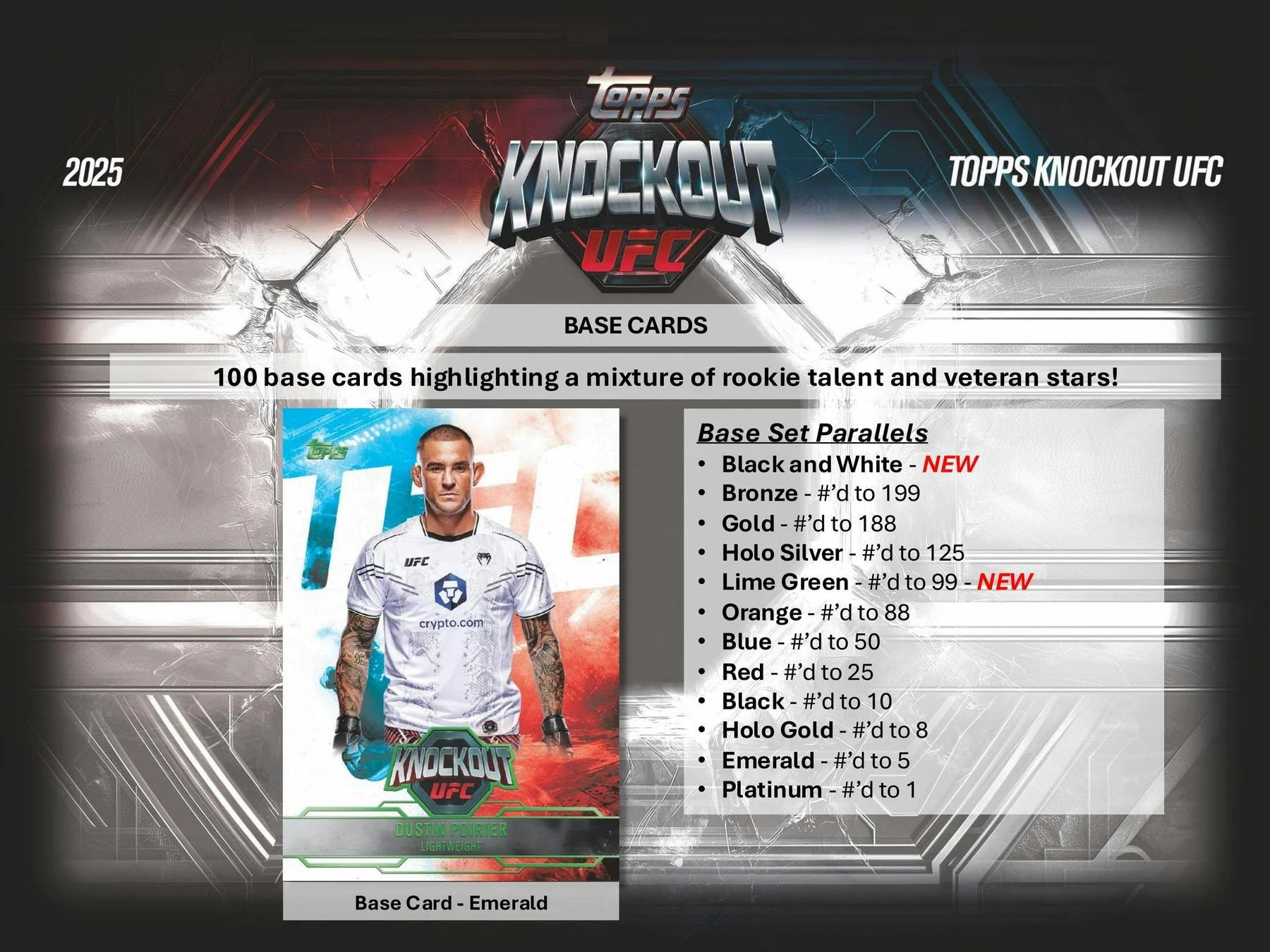 2025 Topps Knockout UFC Hobby Box | Columbia Sports Cards - Image 5