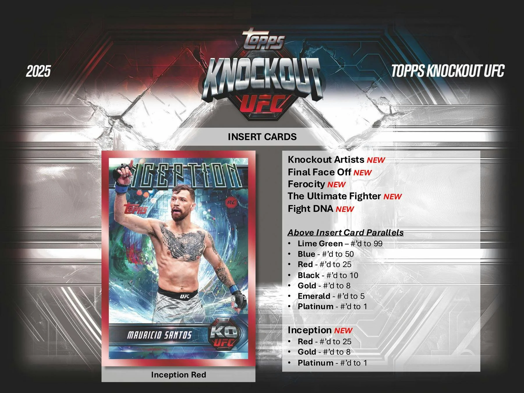 2025 Topps Knockout UFC Hobby Box | Columbia Sports Cards - Image 6