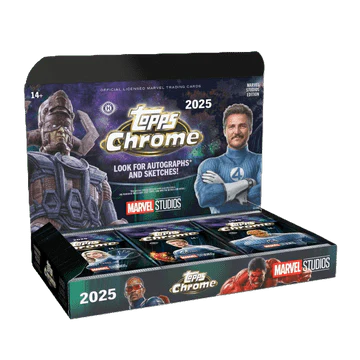 2025 Topps Marvel Studios Chrome Hobby Box | Columbia Sports Cards