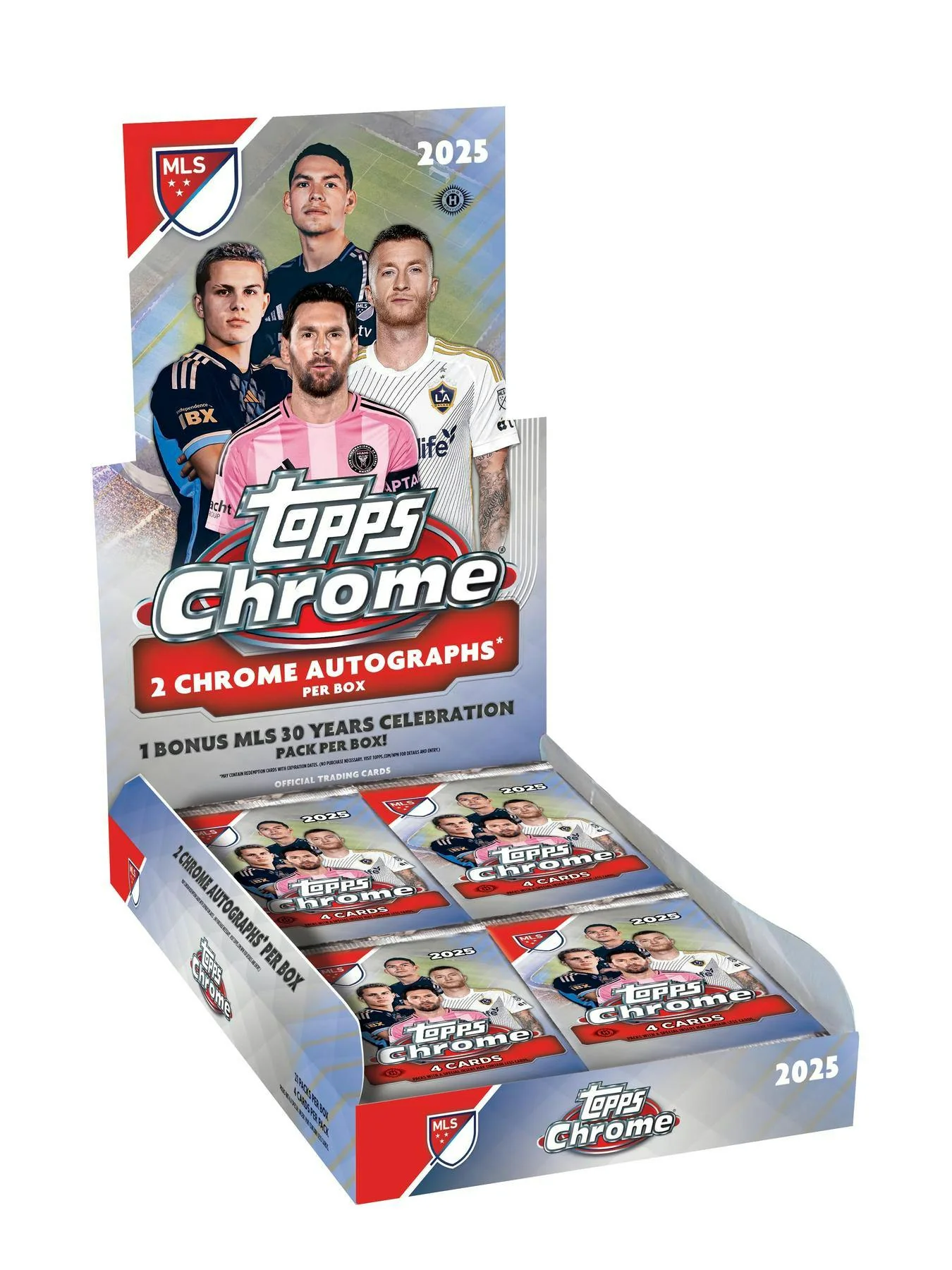 2025 Topps Chrome MLS Hobby Box | Columbia Sports Cards