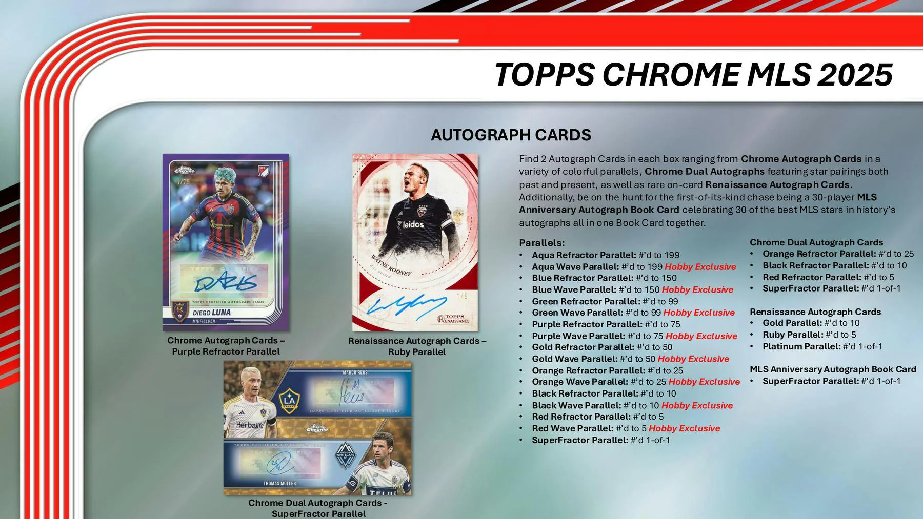 2025 Topps Chrome MLS Hobby Box | Columbia Sports Cards - Image 5