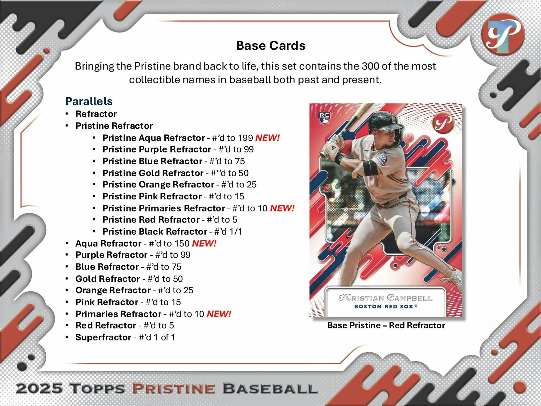 2025 Topps Pristine Baseball Hobby Box | Columbia Sports Cards - Image 3