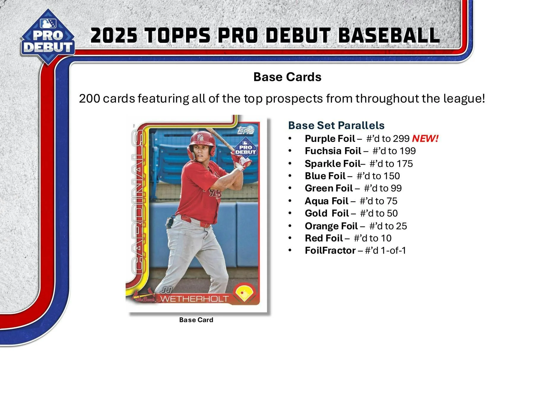 2025 Topps Pro Debut Baseball Jumbo Box | Columbia Sports Cards - Image 3