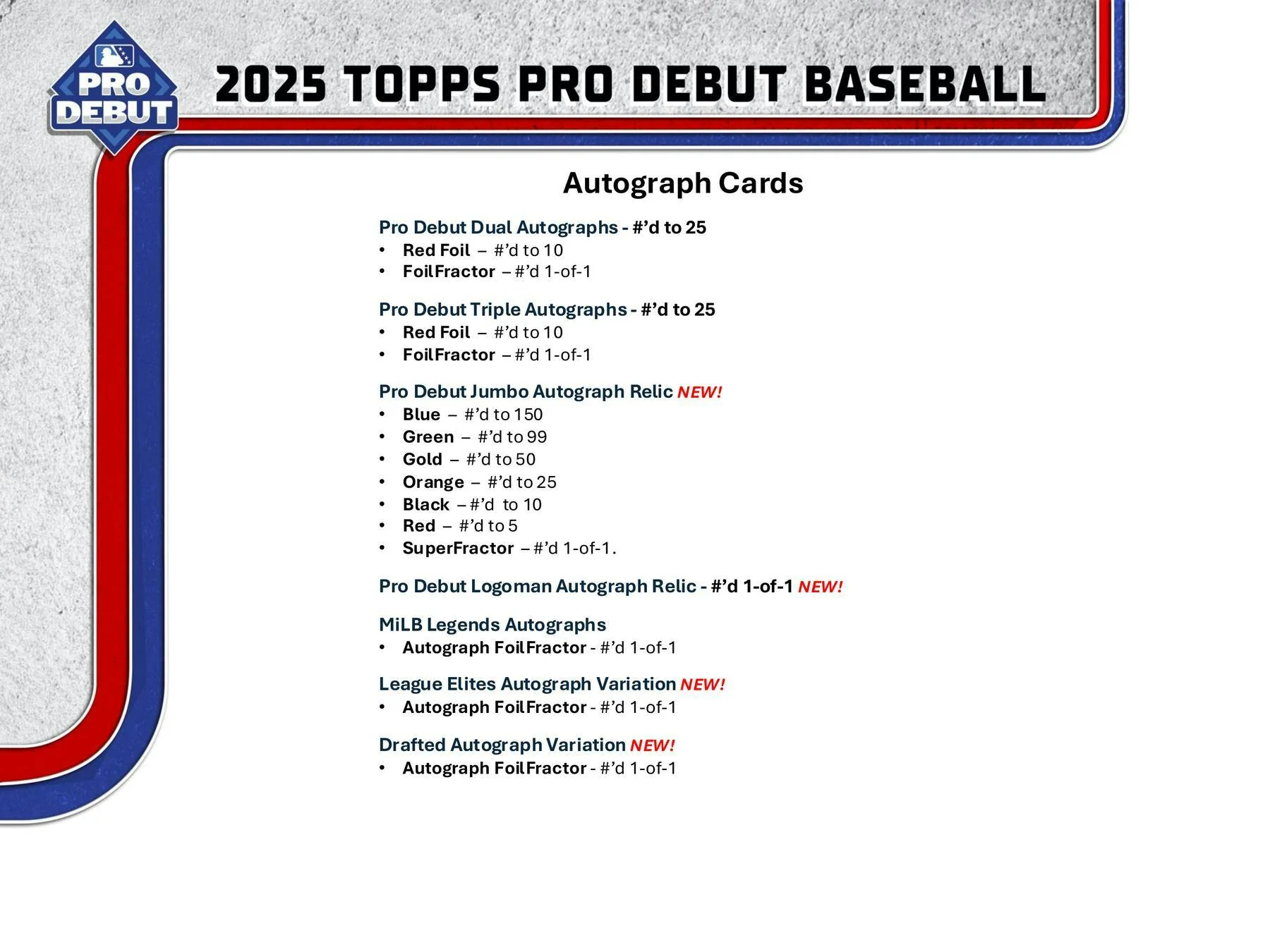 2025 Topps Pro Debut Baseball Jumbo Box | Columbia Sports Cards - Image 7
