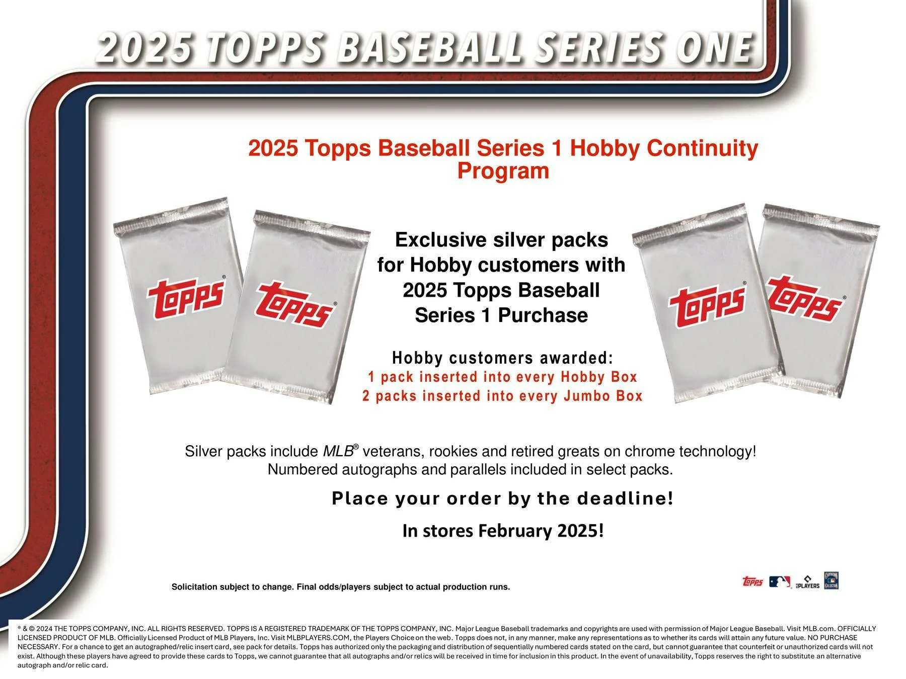 2025 Topps Series 1 Baseball Hobby Jumbo Box - Image 11