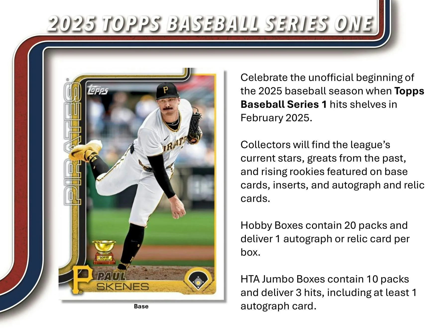 2025 Topps Series 1 Baseball Hobby Jumbo Box - Image 3
