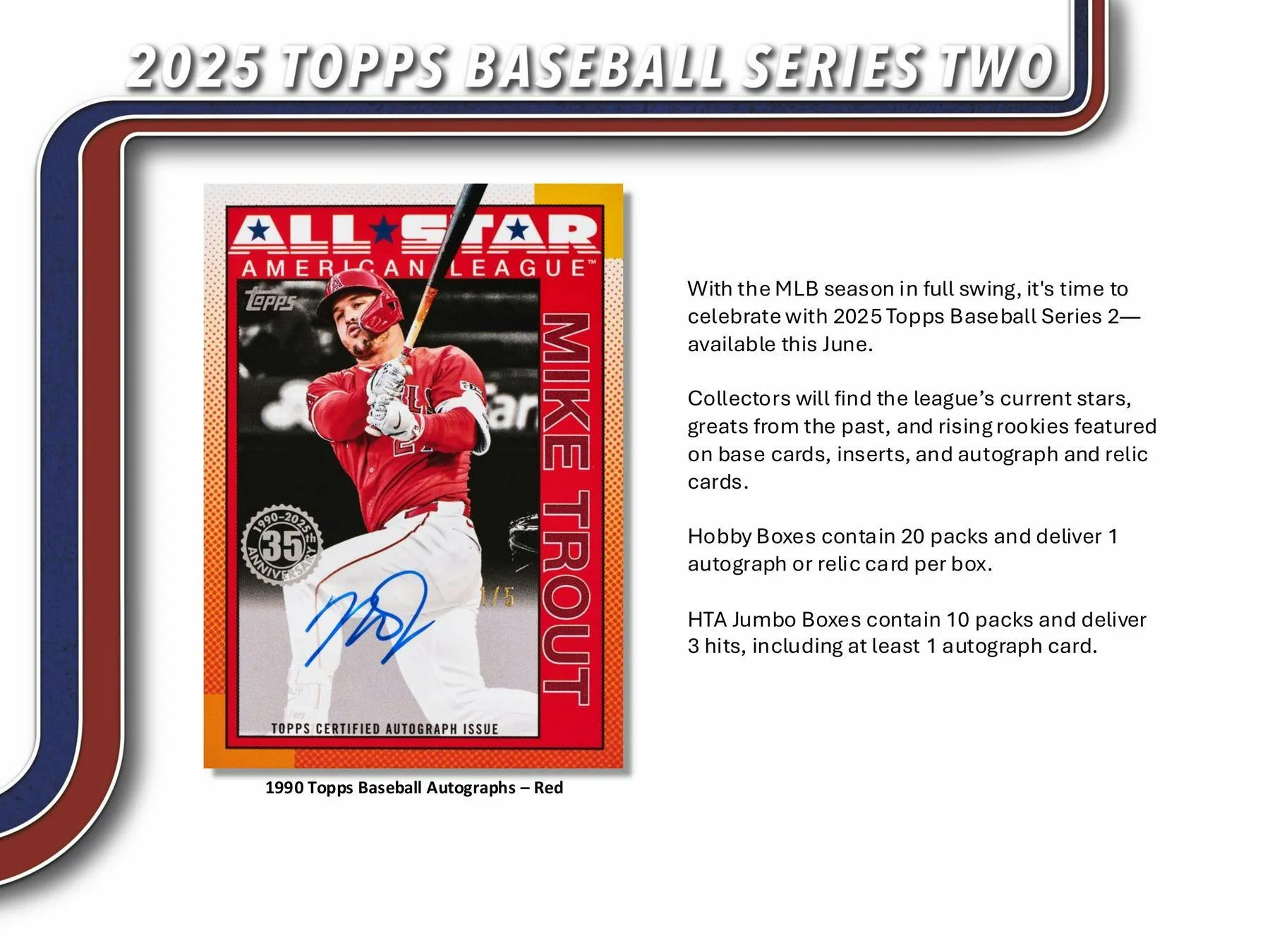 2025 Topps Series 2 Baseball Hobby Box - Image 3