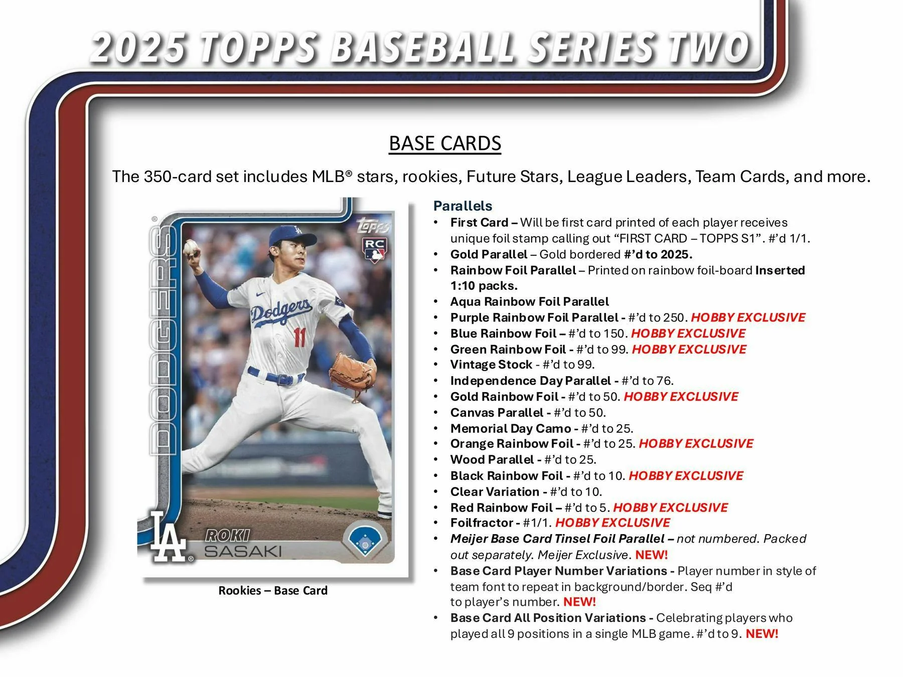 2025 Topps Series 2 Baseball Hobby Box - Image 4