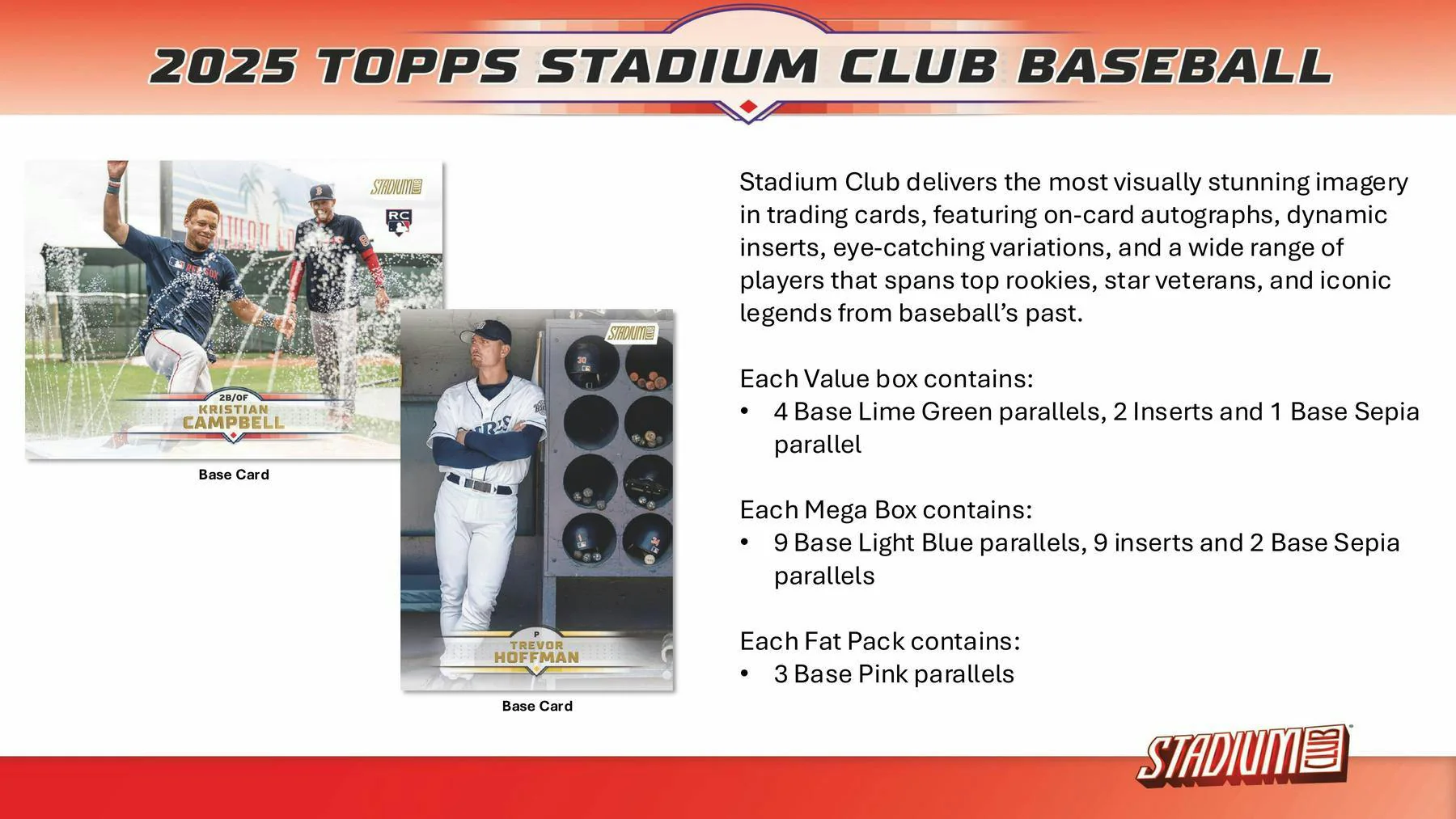 2025 Topps Stadium Club Baseball 8-Pack Blaster Box | Columbia Sports Cards - Image 2