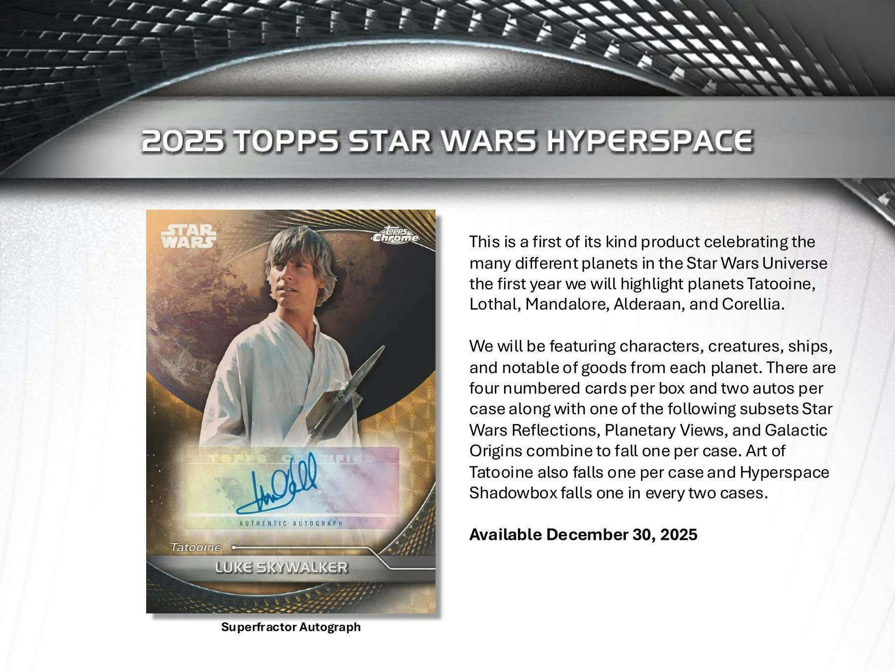 2025 Topps Star Wars Hyperspace Hobby Box | Columbia Sports Cards - Image 3