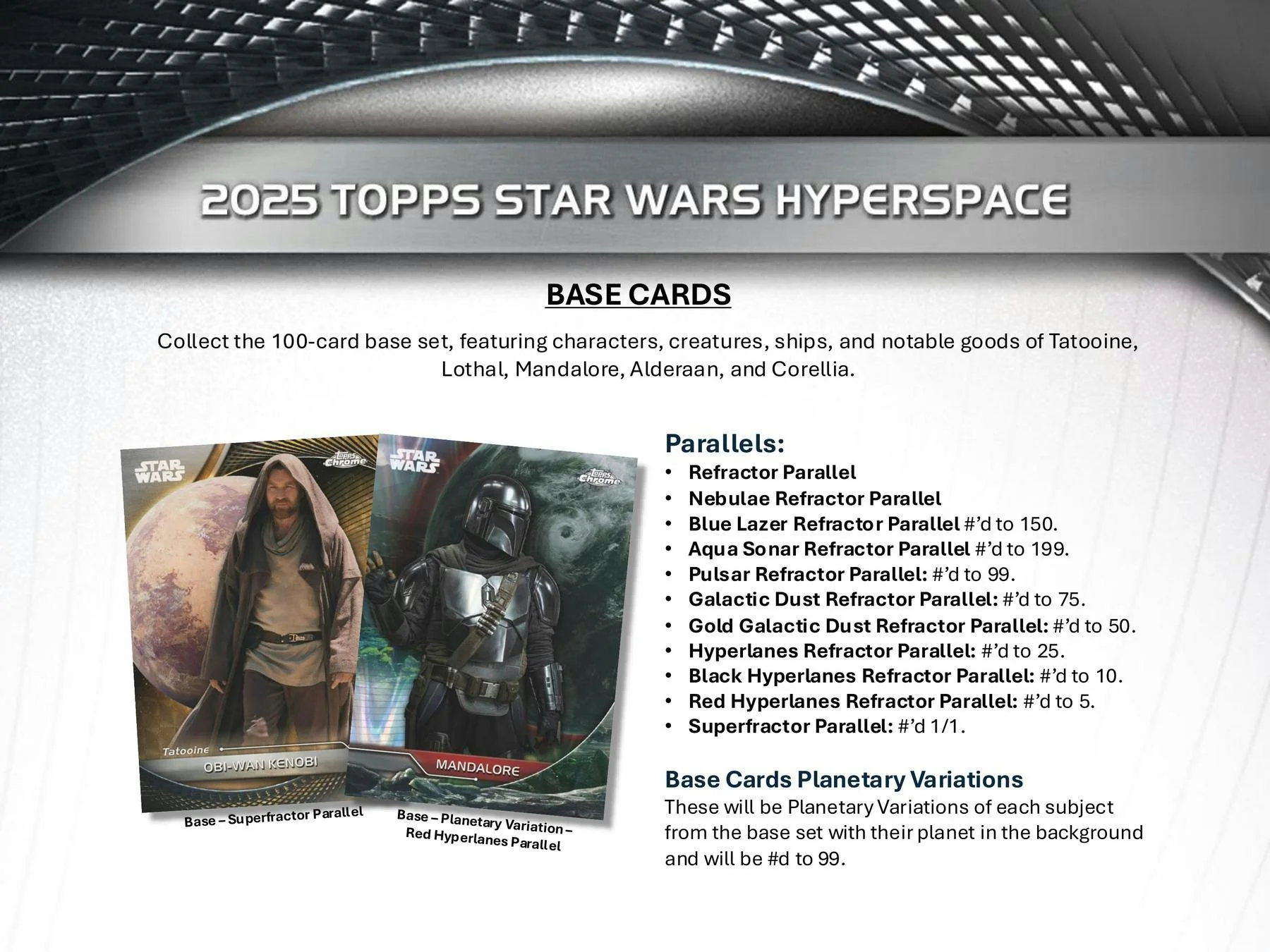 2025 Topps Star Wars Hyperspace Hobby Box | Columbia Sports Cards - Image 4