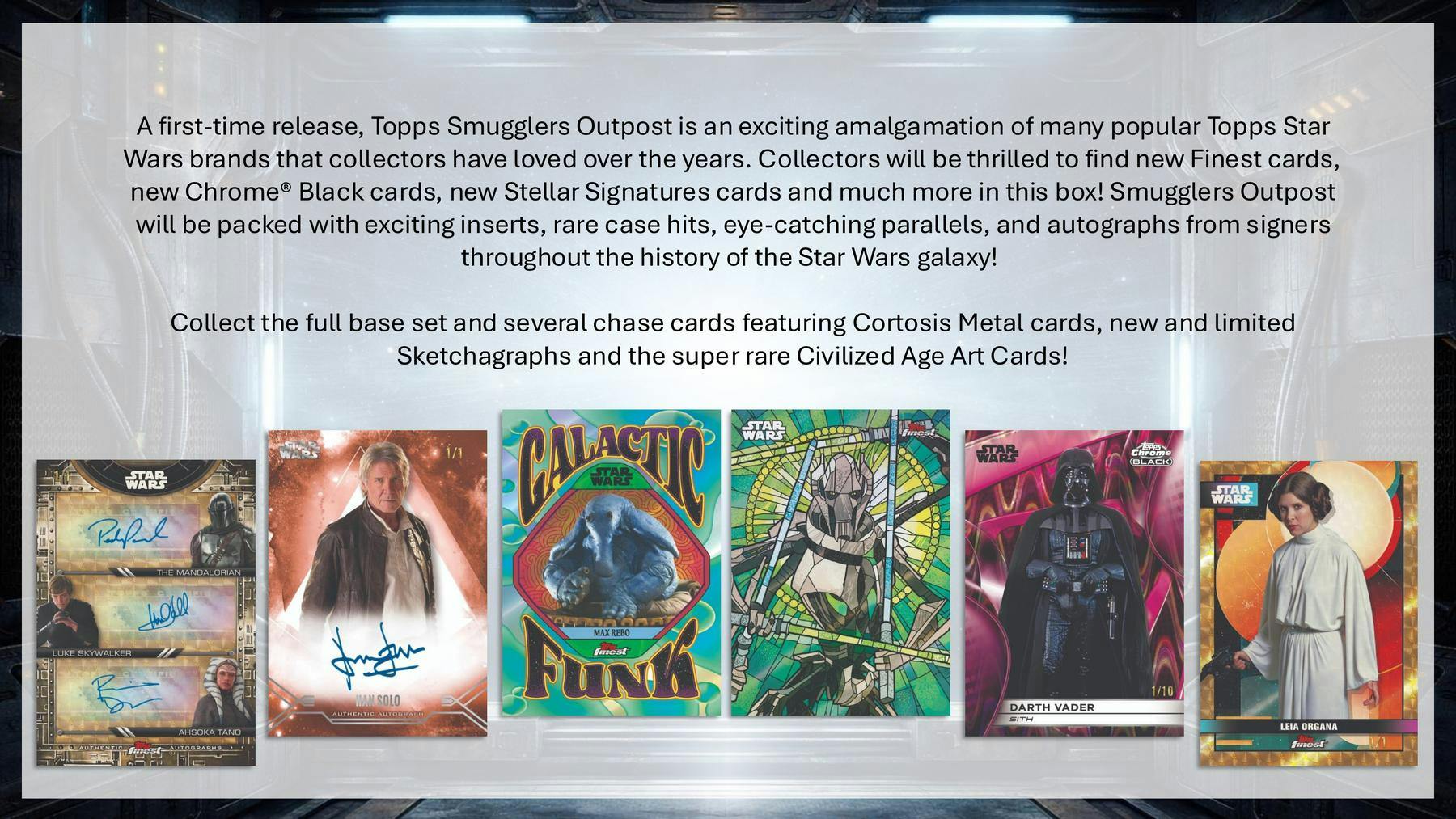 2025 Topps Star Wars Smugglers Outpost Hobby Box | Columbia Sports Cards - Image 3