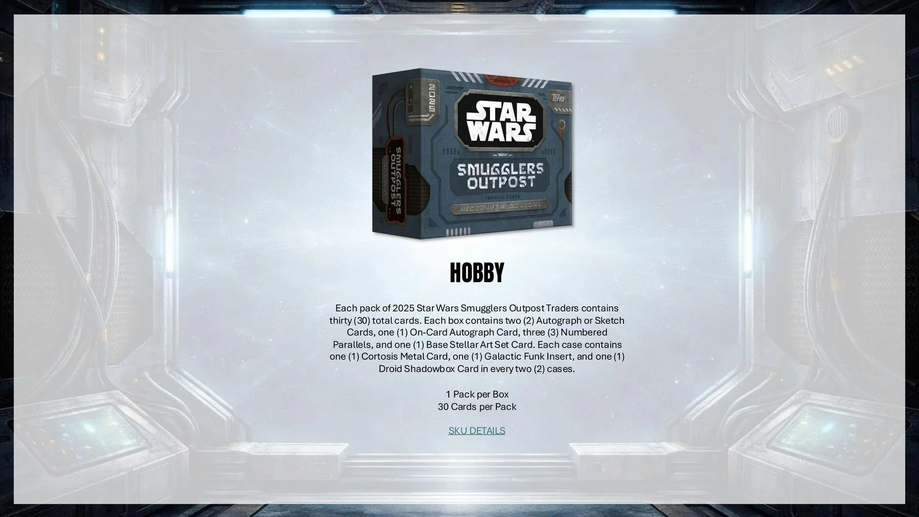 2025 Topps Star Wars Smugglers Outpost Hobby Box | Columbia Sports Cards - Image 4
