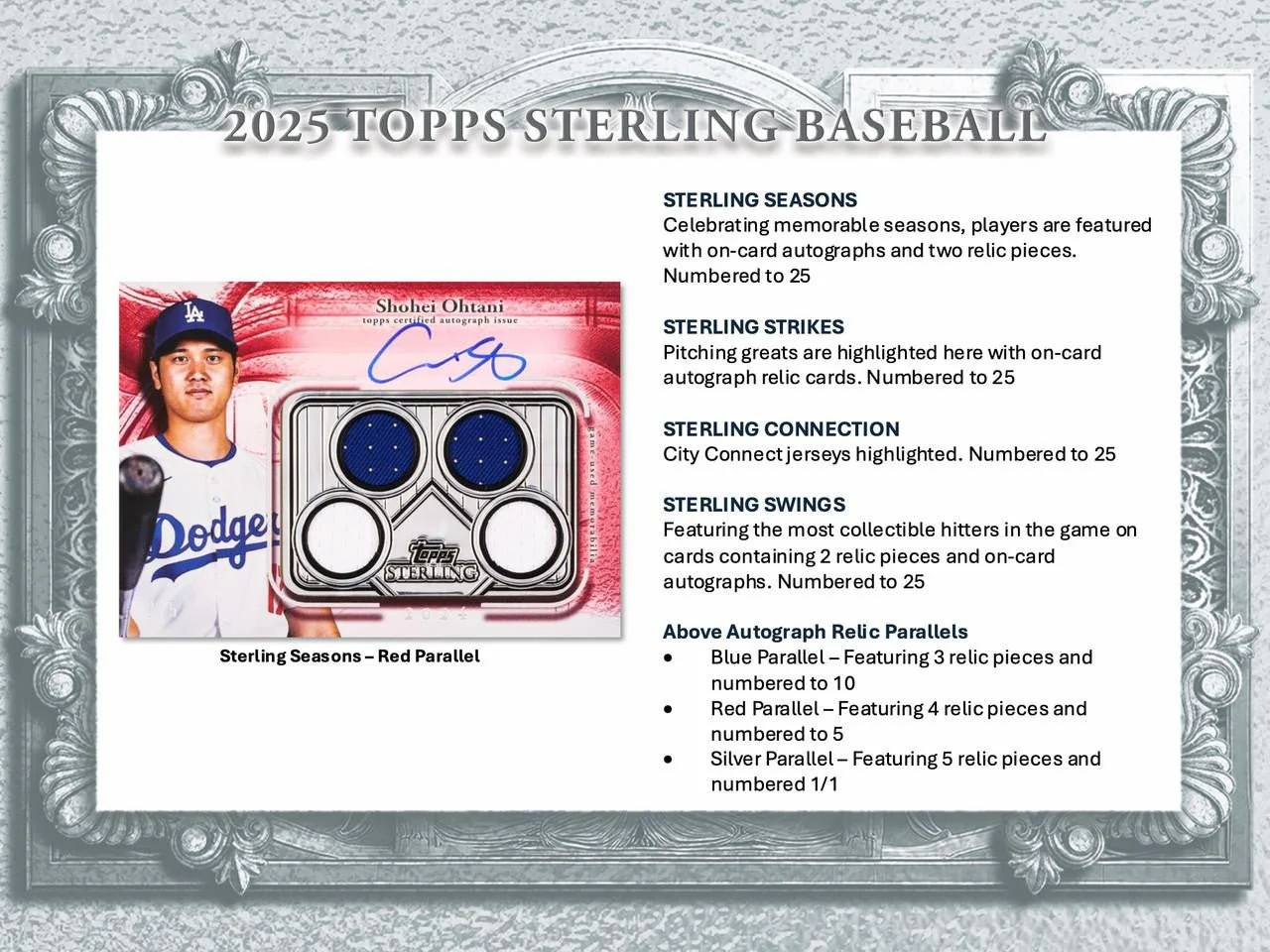 2025 Topps Sterling Baseball Hobby Box - Image 2