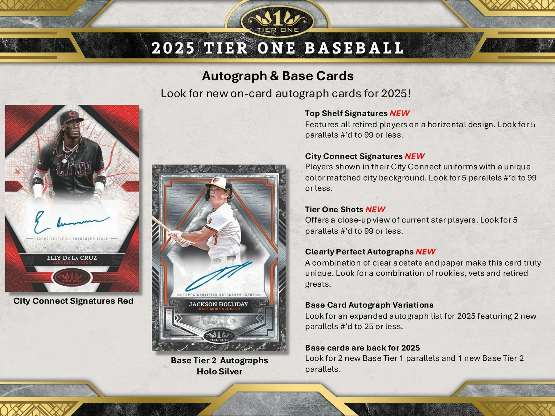 2025 Topps Tier One Baseball Hobby Box | Columbia Sports Cards - Image 3