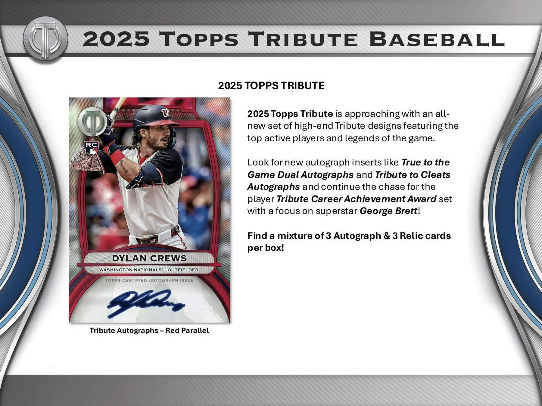 2025 Topps Tribute Baseball Hobby Box - Image 3