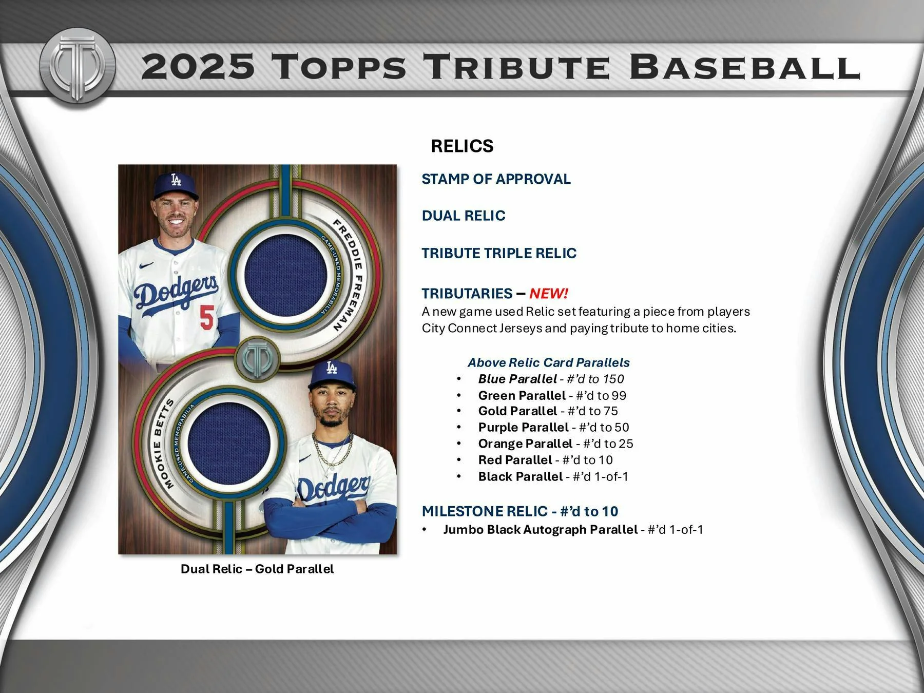 2025 Topps Tribute Baseball Hobby Box - Image 7