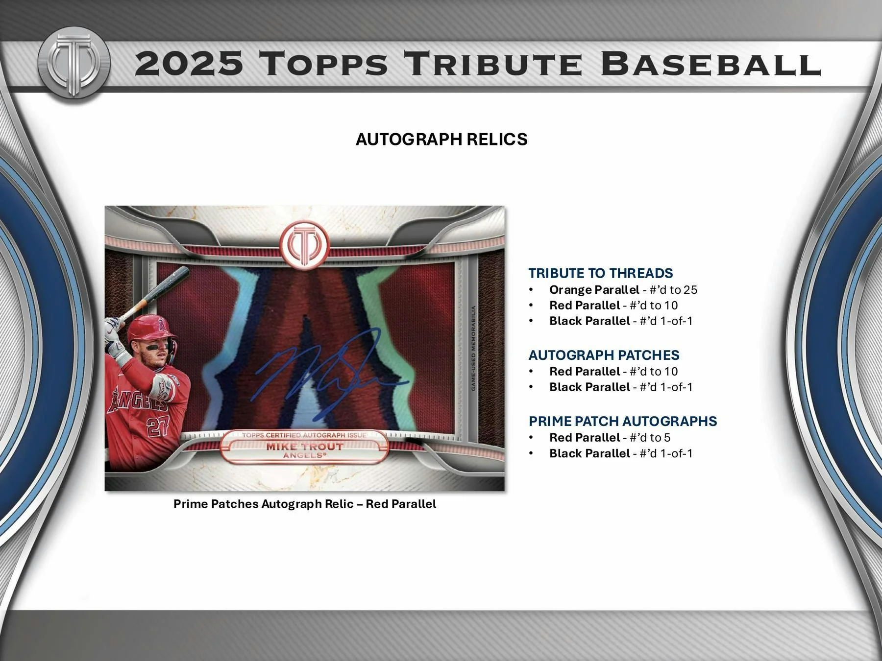 2025 Topps Tribute Baseball Hobby Box - Image 8