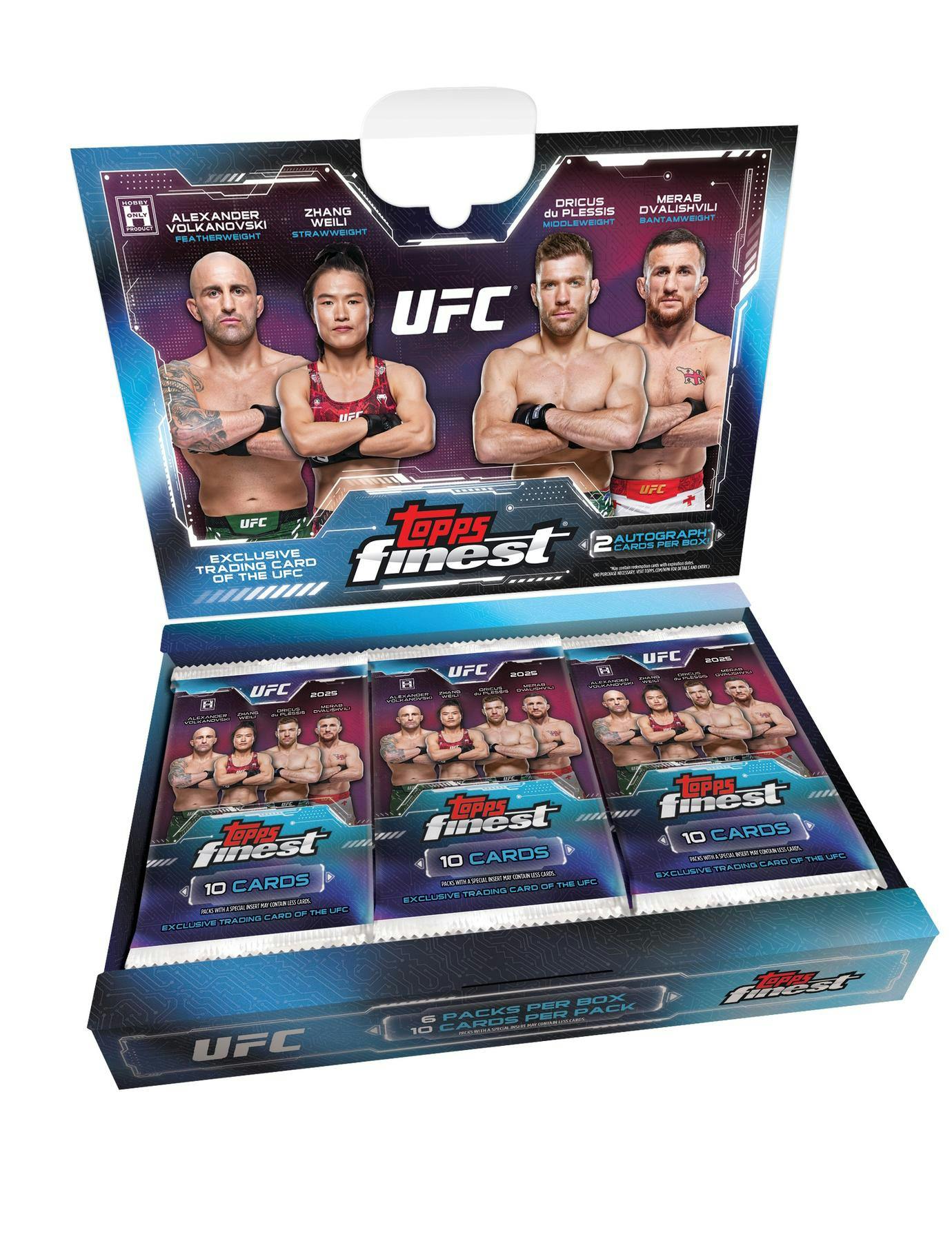 2025 Topps UFC Finest Hobby Box | Columbia Sports Cards