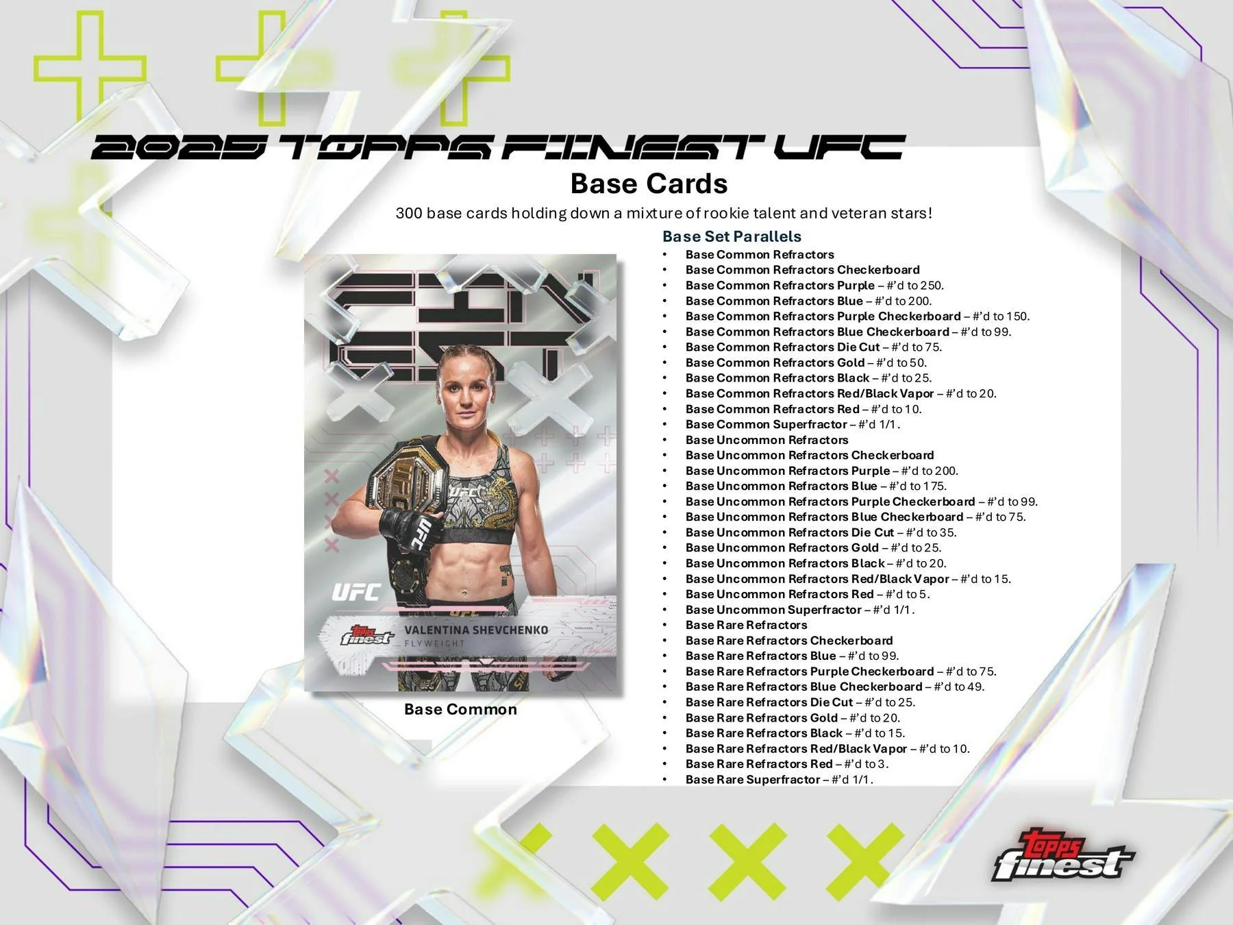 2025 Topps UFC Finest Hobby Box | Columbia Sports Cards - Image 3