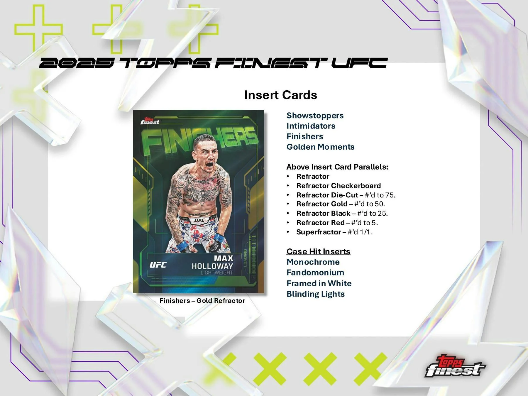 2025 Topps UFC Finest Hobby Box | Columbia Sports Cards - Image 4