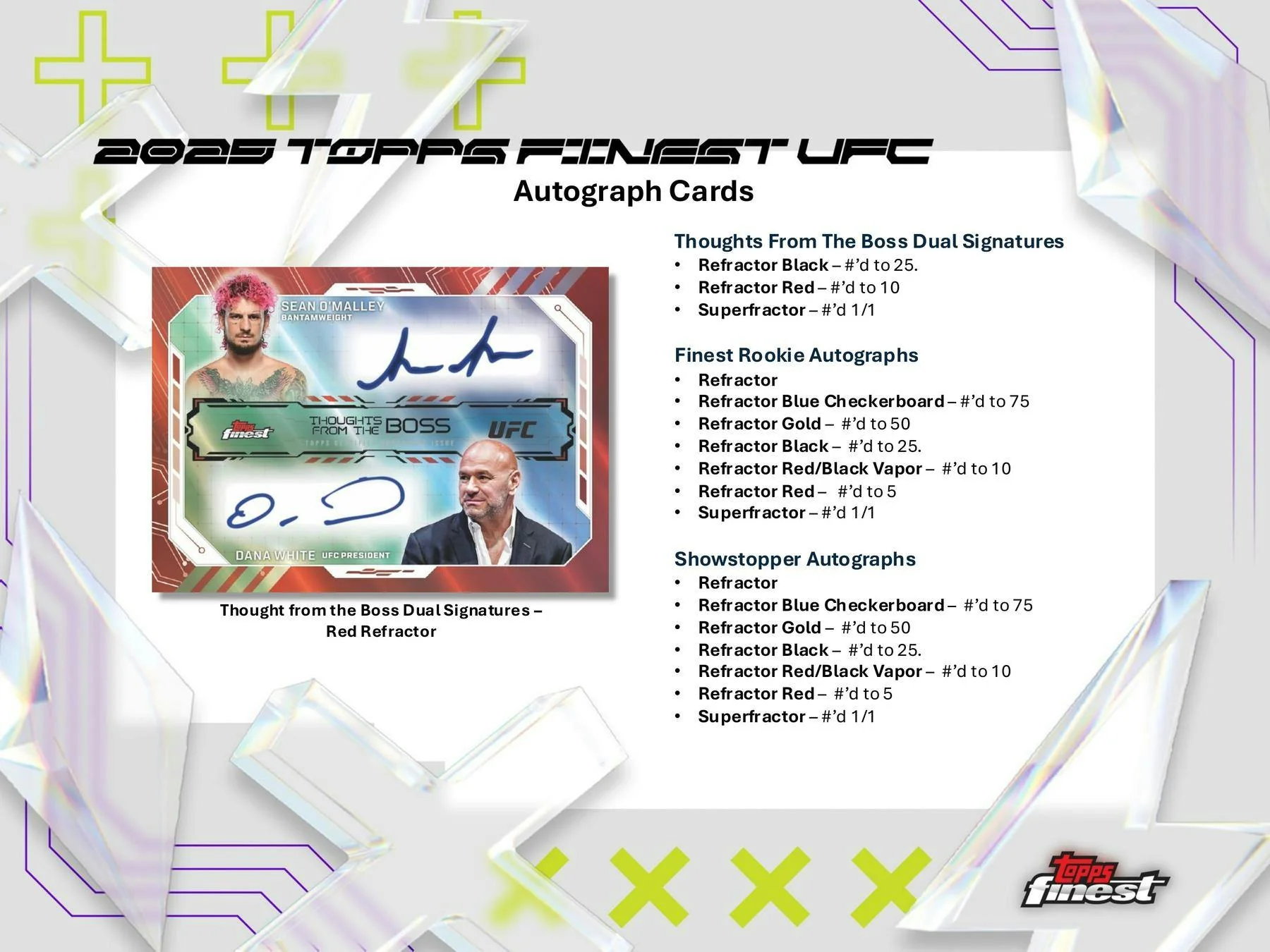2025 Topps UFC Finest Hobby Box | Columbia Sports Cards - Image 6