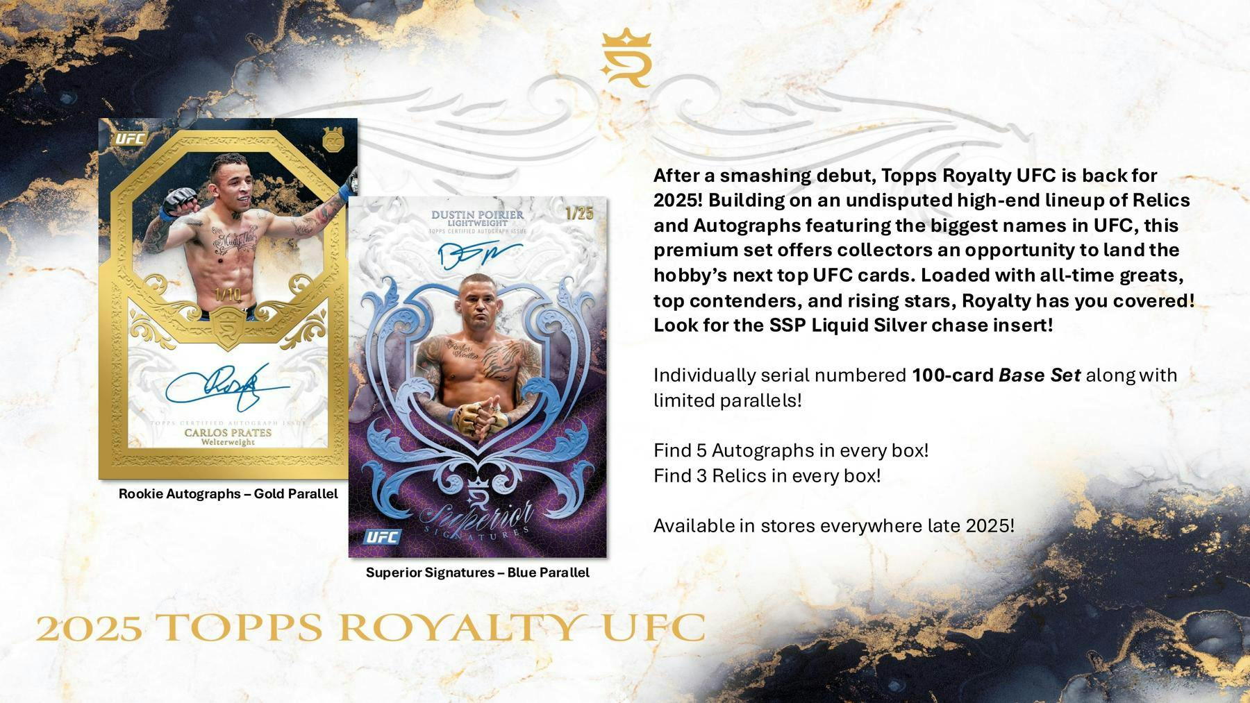 2025 Topps Royalty UFC Hobby Box | Columbia Sports Cards - Image 2