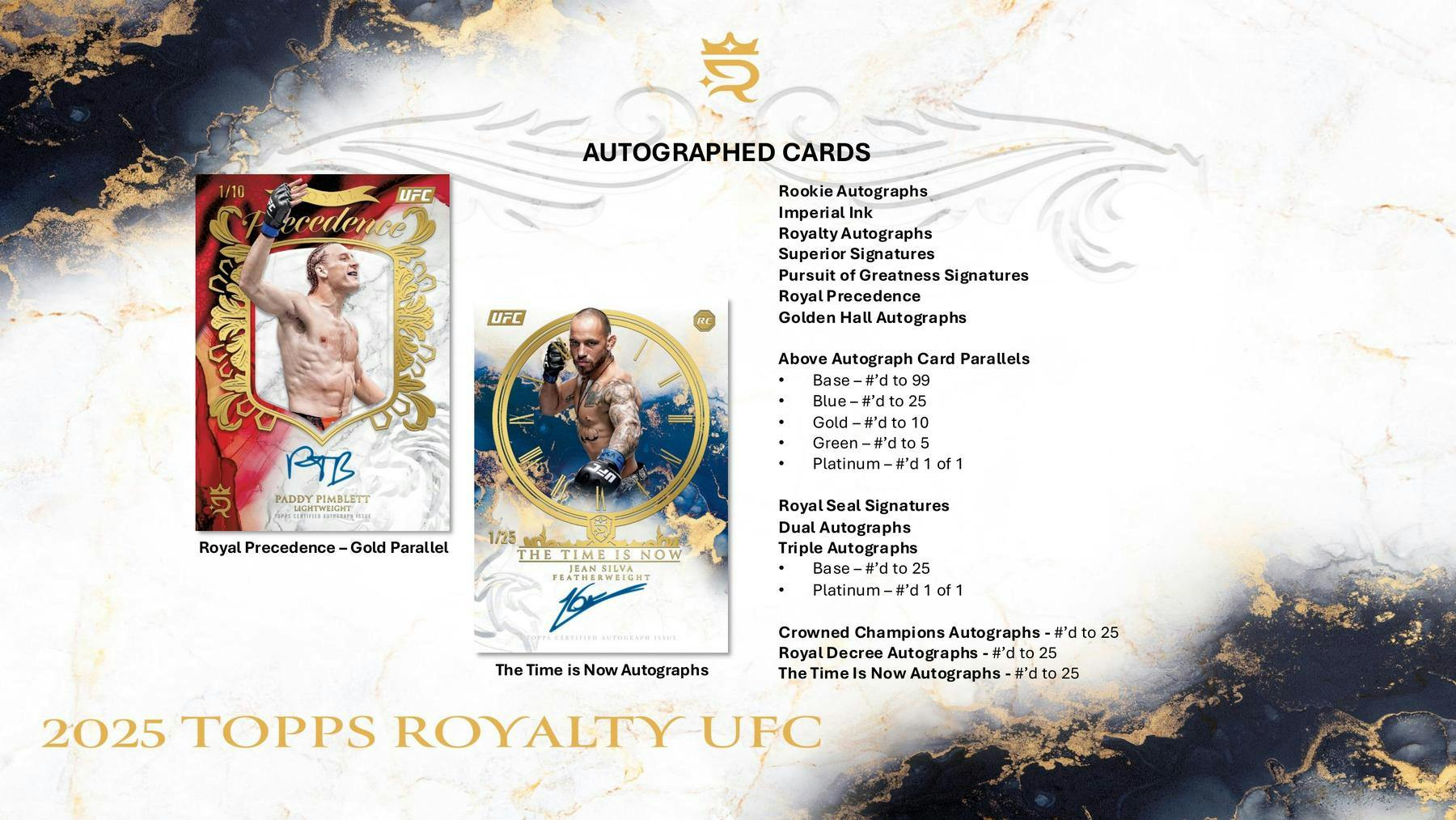 2025 Topps Royalty UFC Hobby Box | Columbia Sports Cards - Image 4