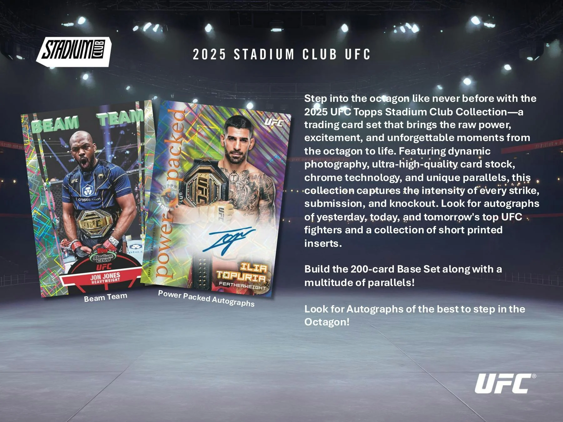 2025 Topps Stadium Club UFC Mega Box | Columbia Sports Cards - Image 2
