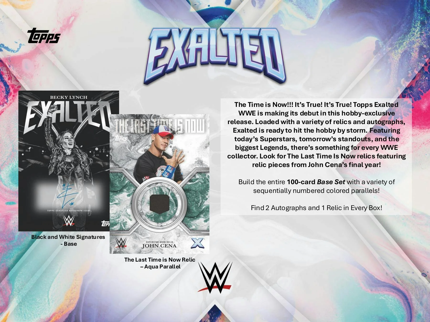 2025 Topps WWE Exalted Wrestling Hobby Box | Columbia Sports Cards - Image 2