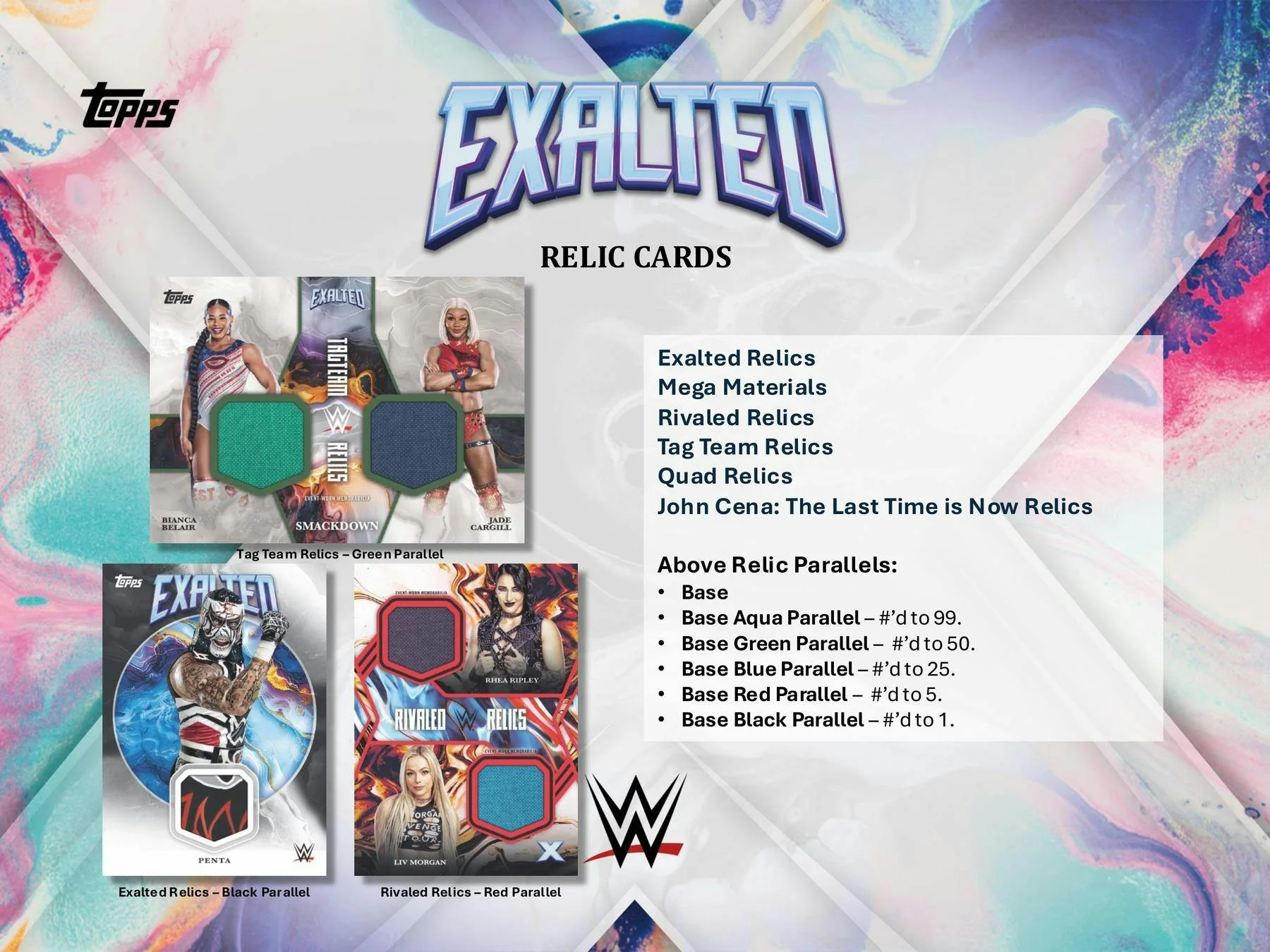 2025 Topps WWE Exalted Wrestling Hobby Box | Columbia Sports Cards - Image 4