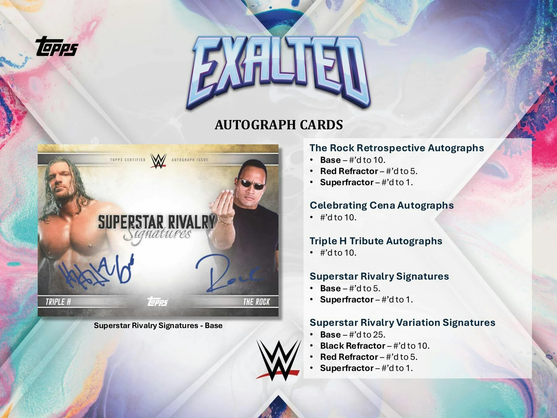 2025 Topps WWE Exalted Wrestling Hobby Box | Columbia Sports Cards - Image 6