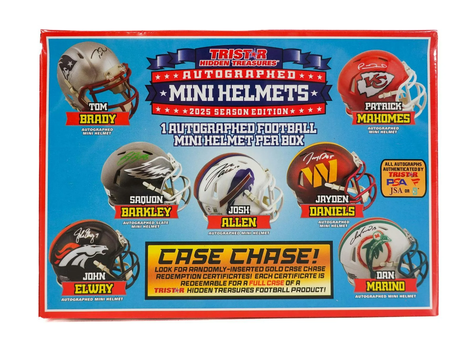 2025 TriStar Hidden Treasures Autographed Football Mini Helmet Hobby Box | Columbia Sports Cards