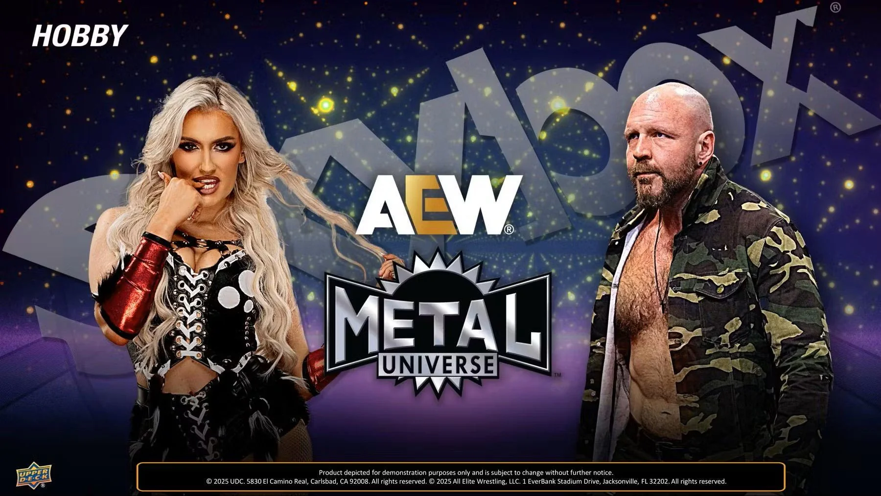 2025 Upper Deck AEW Skybox Metal Universe Wrestling Hobby Box - Image 3