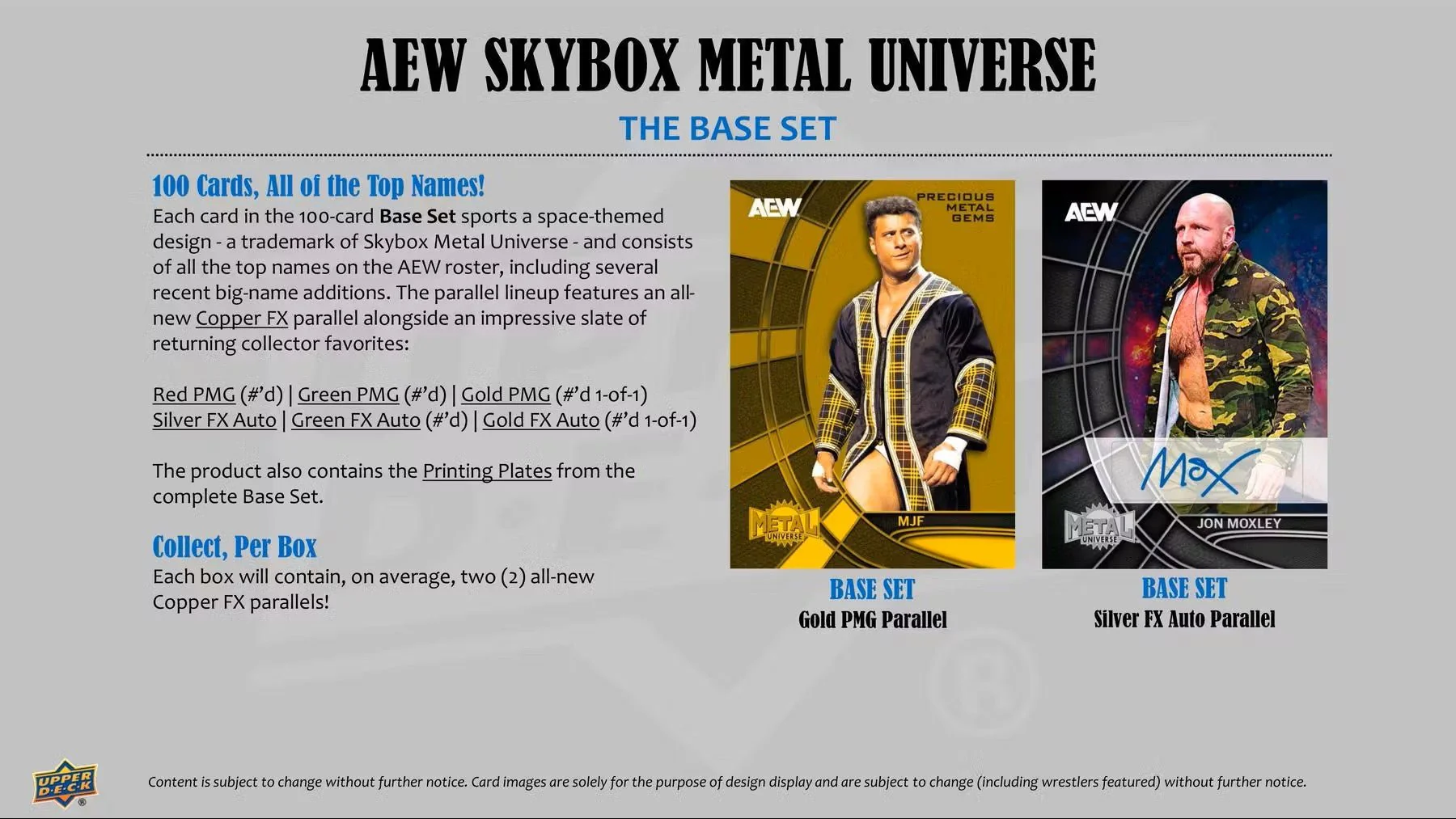 2025 Upper Deck AEW Skybox Metal Universe Wrestling Hobby Box - Image 5