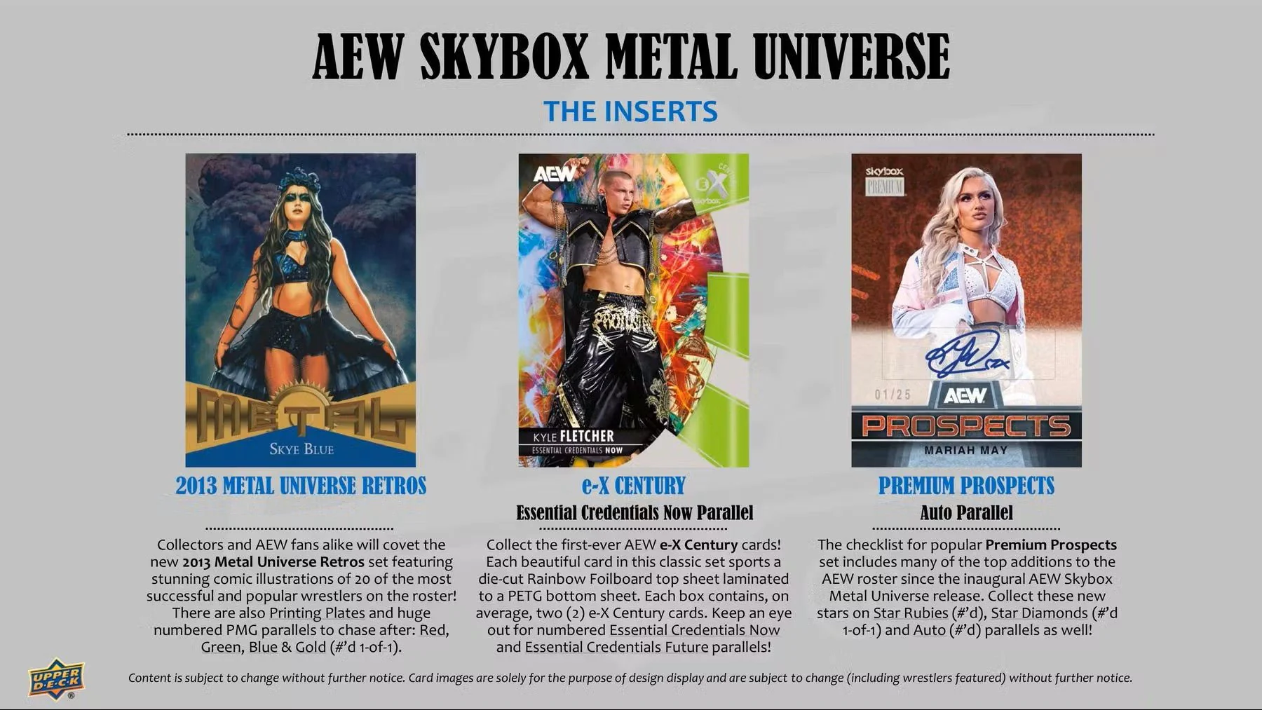 2025 Upper Deck AEW Skybox Metal Universe Wrestling Hobby Box - Image 6