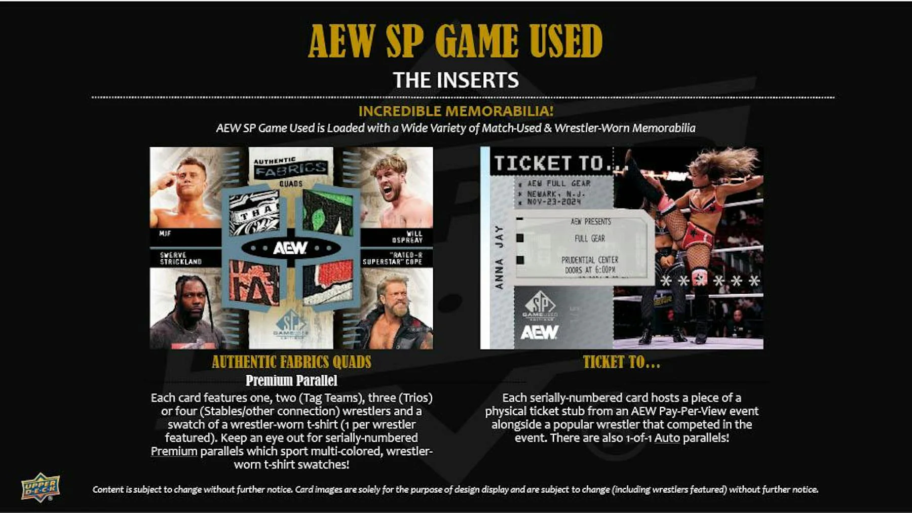 2025 Upper Deck AEW SP Game Used Wrestling Hobby Box - Image 4